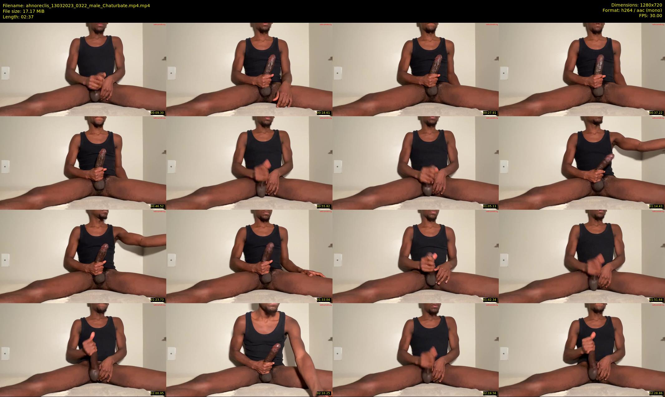 ahnoreclis — 3 minute Chaturbate male cam show recording, 720p, Mar 13, 2023