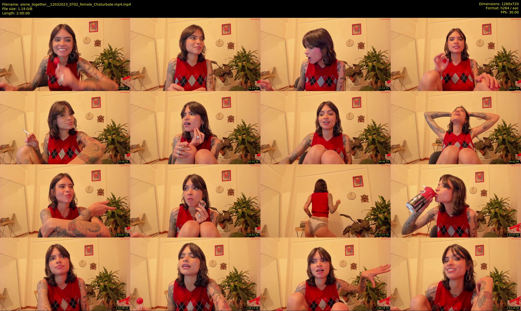 alone_together_ — 120 minute Chaturbate female cam show recording, 720p, Mar 12, 2023