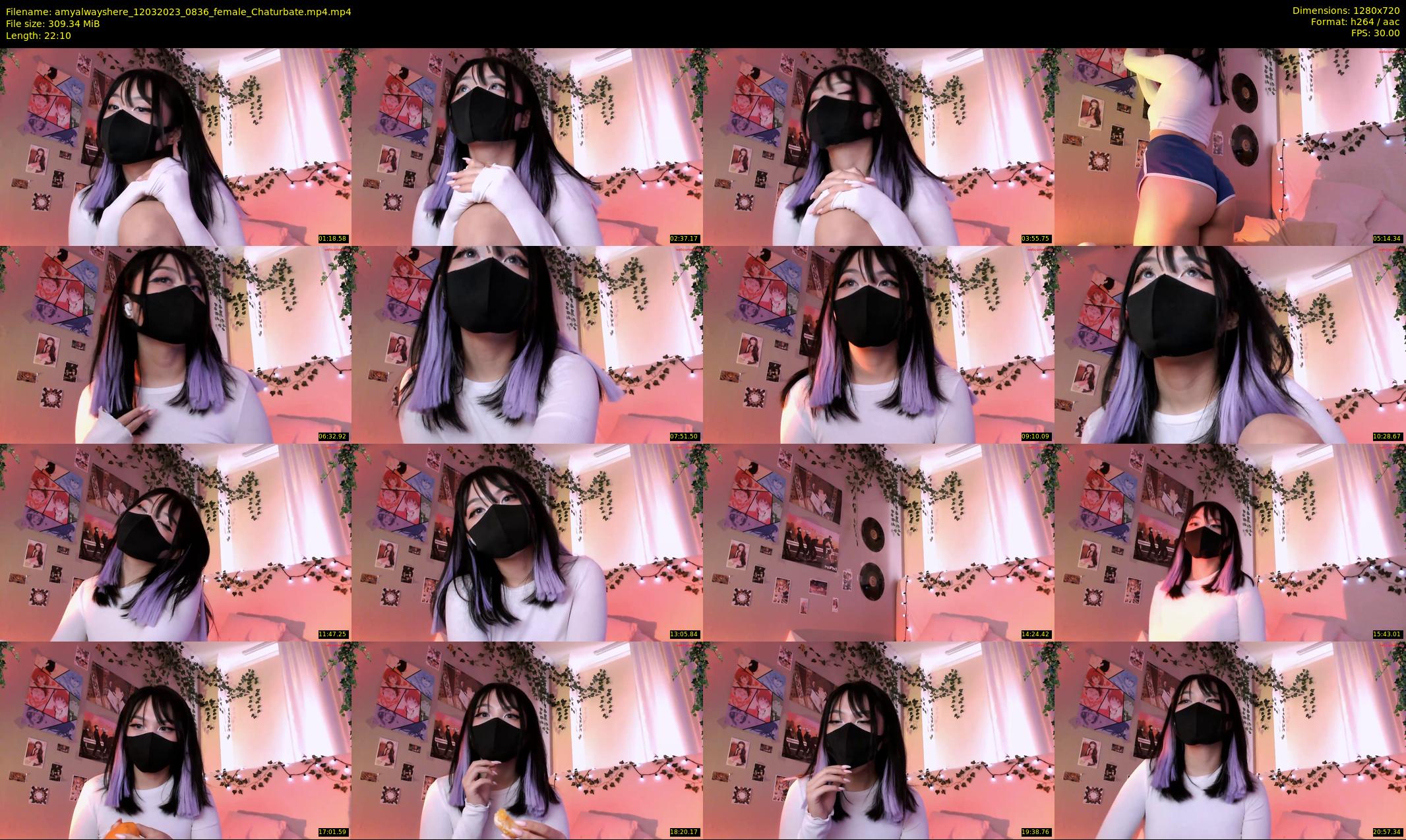 amyalwayshere — 23 minute Chaturbate female cam show recording, 720p, Mar 12, 2023