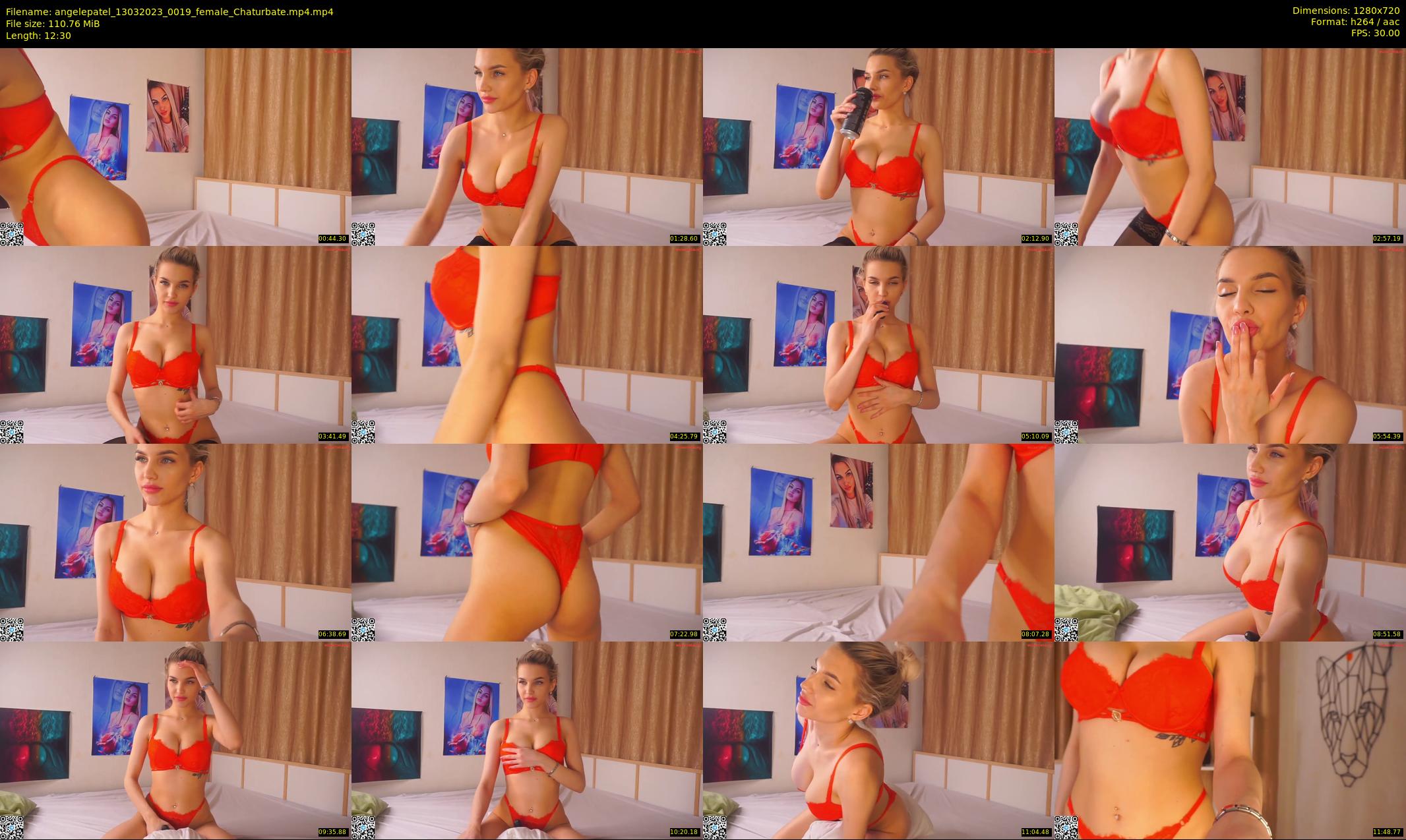 angelepatel — 13 minute Chaturbate female cam show recording, 720p, Mar 13, 2023