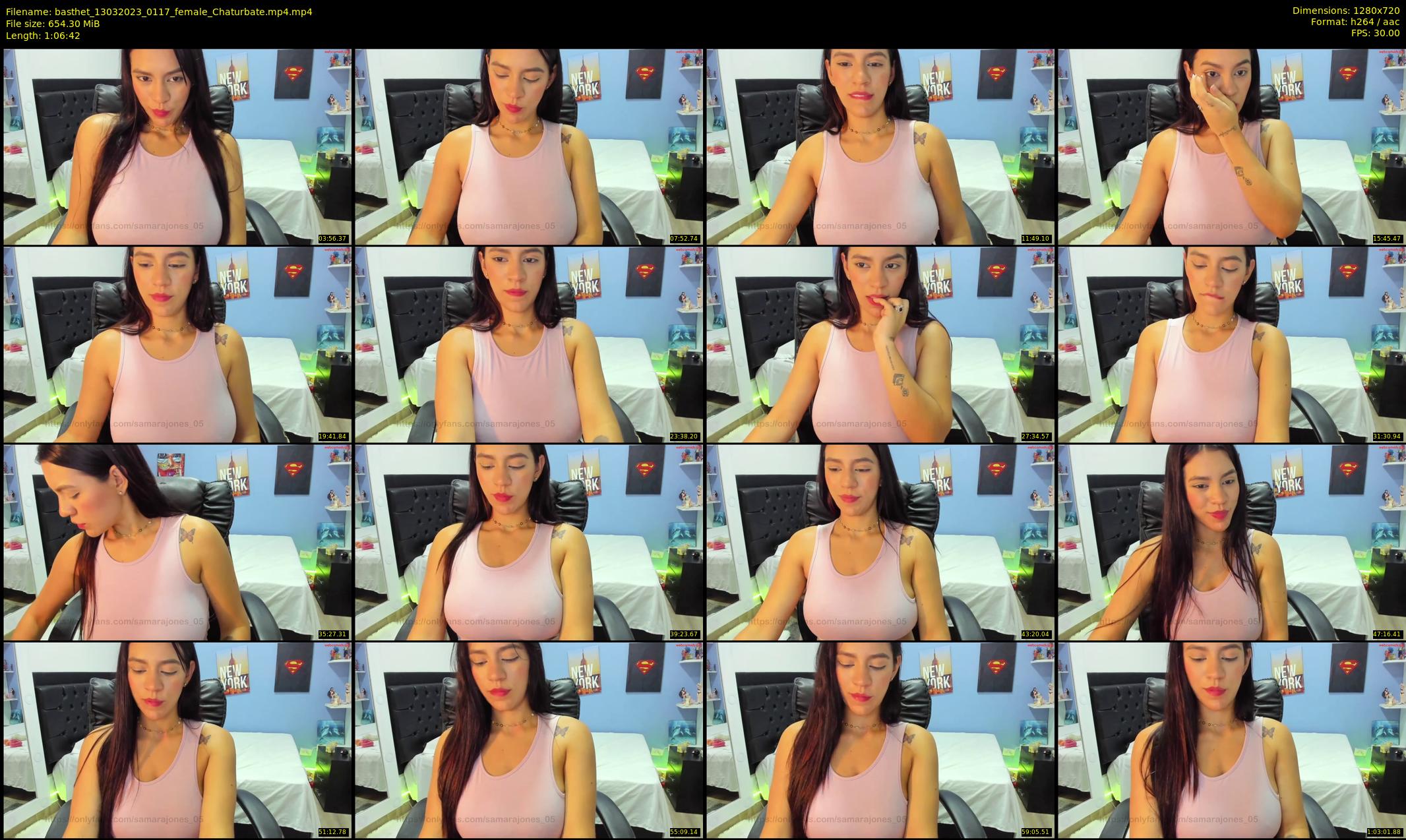 basthet — 67 minute Chaturbate female cam show recording, 720p, Mar 13, 2023
