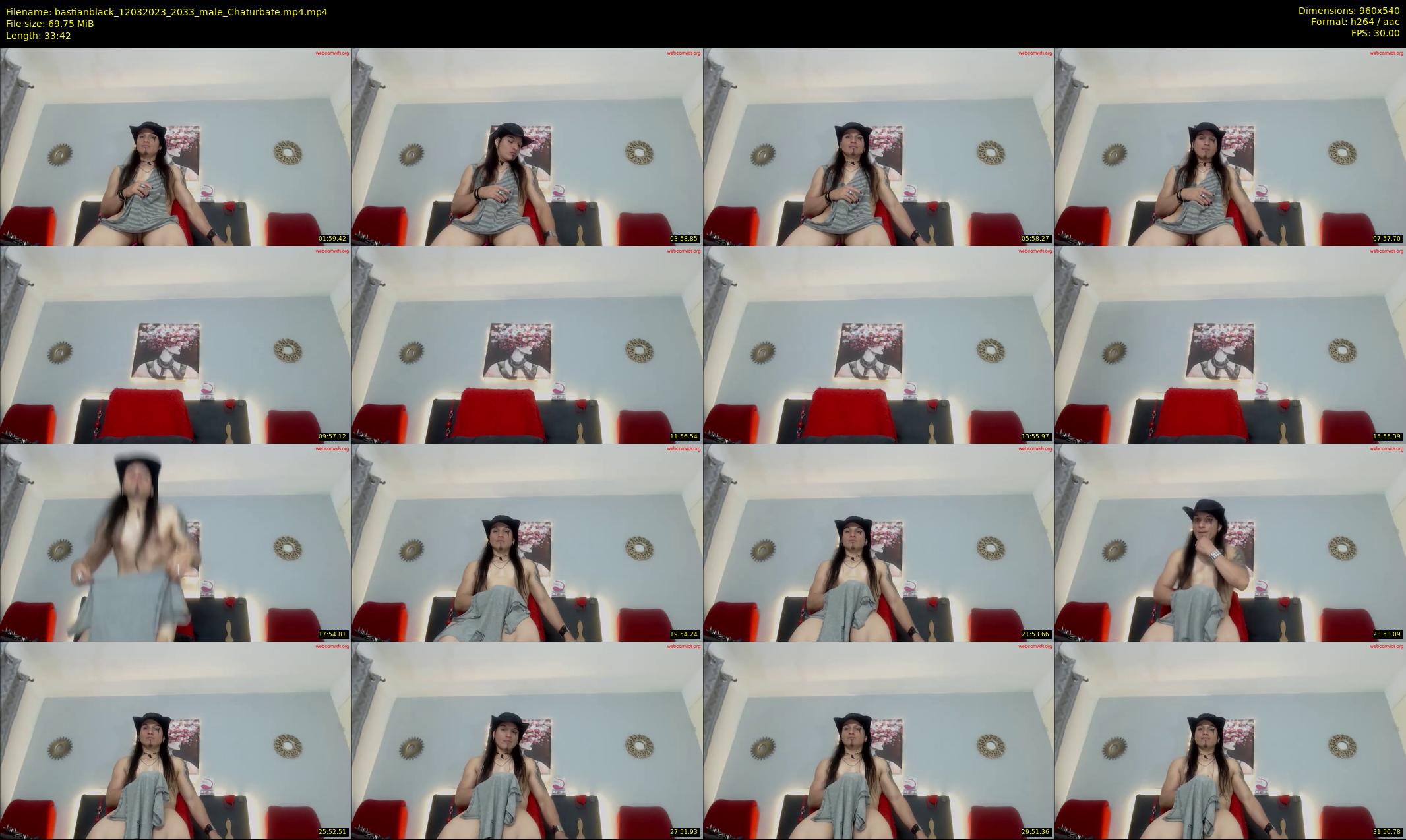 bastianblack — 34 minute Chaturbate male cam show recording, 480p, Mar 12, 2023