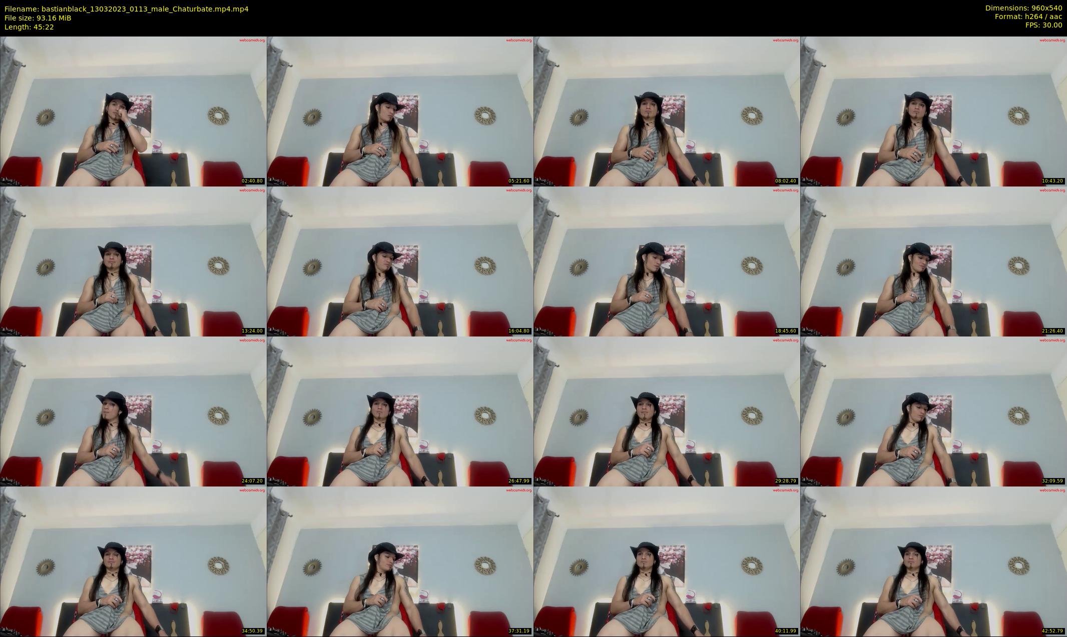 bastianblack — 46 minute Chaturbate male cam show recording, 480p, Mar 13, 2023