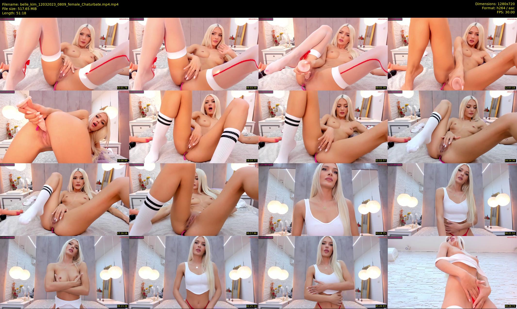 belle_kim — 52 minute Chaturbate female cam show recording, 720p, Mar 12, 2023