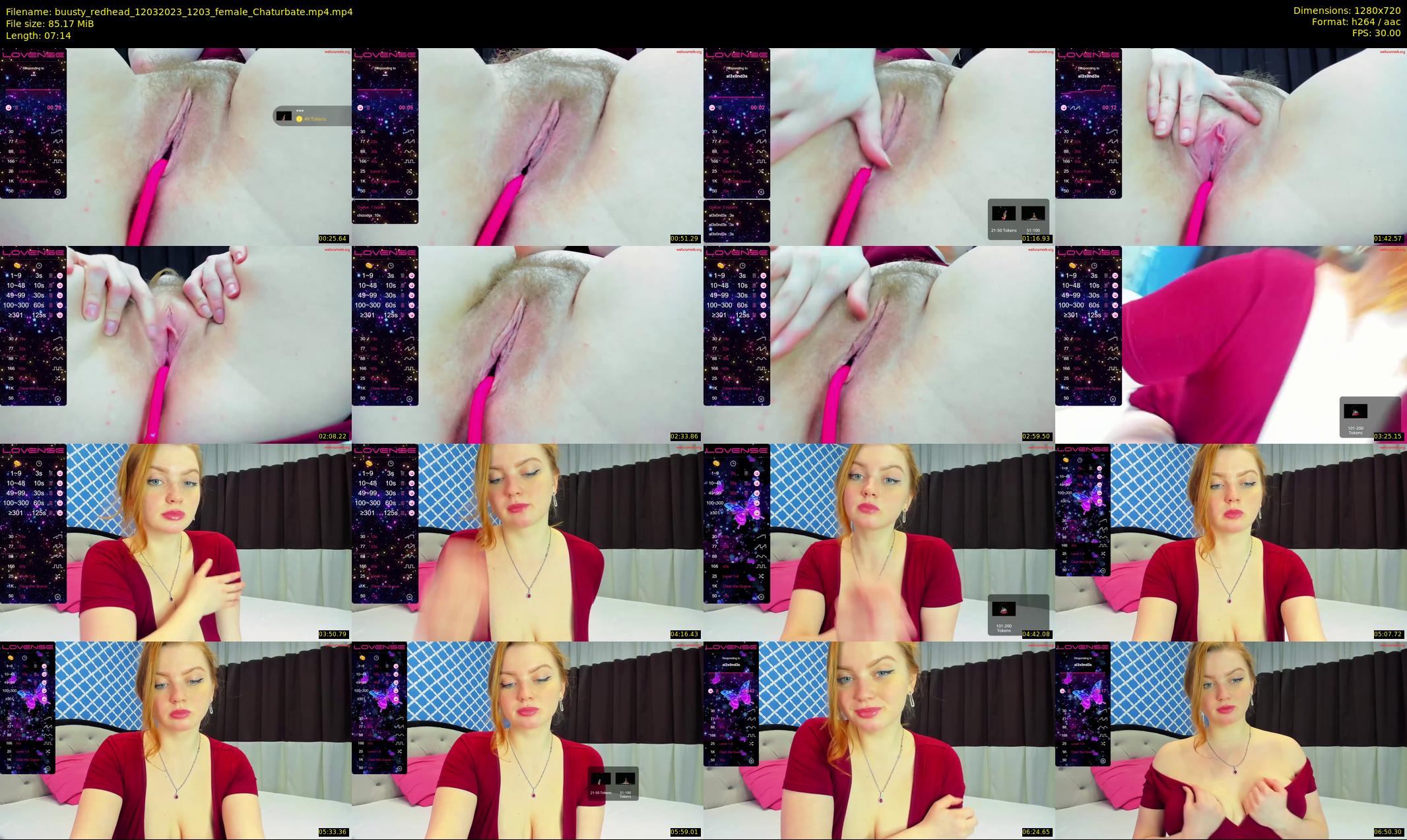 buusty_redhead — 8 minute Chaturbate female cam show recording, 720p, Mar 12, 2023