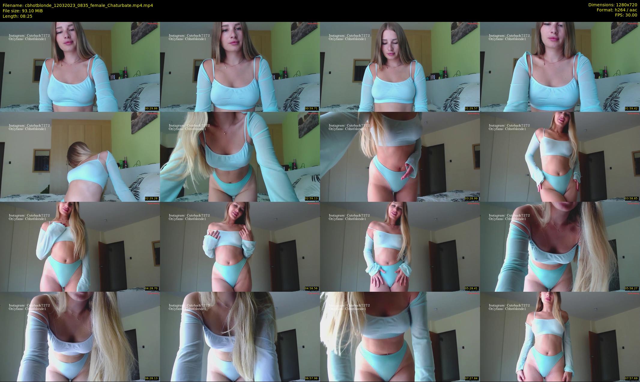 cbhotblonde — 9 minute Chaturbate female cam show recording, 720p, Mar 12, 2023