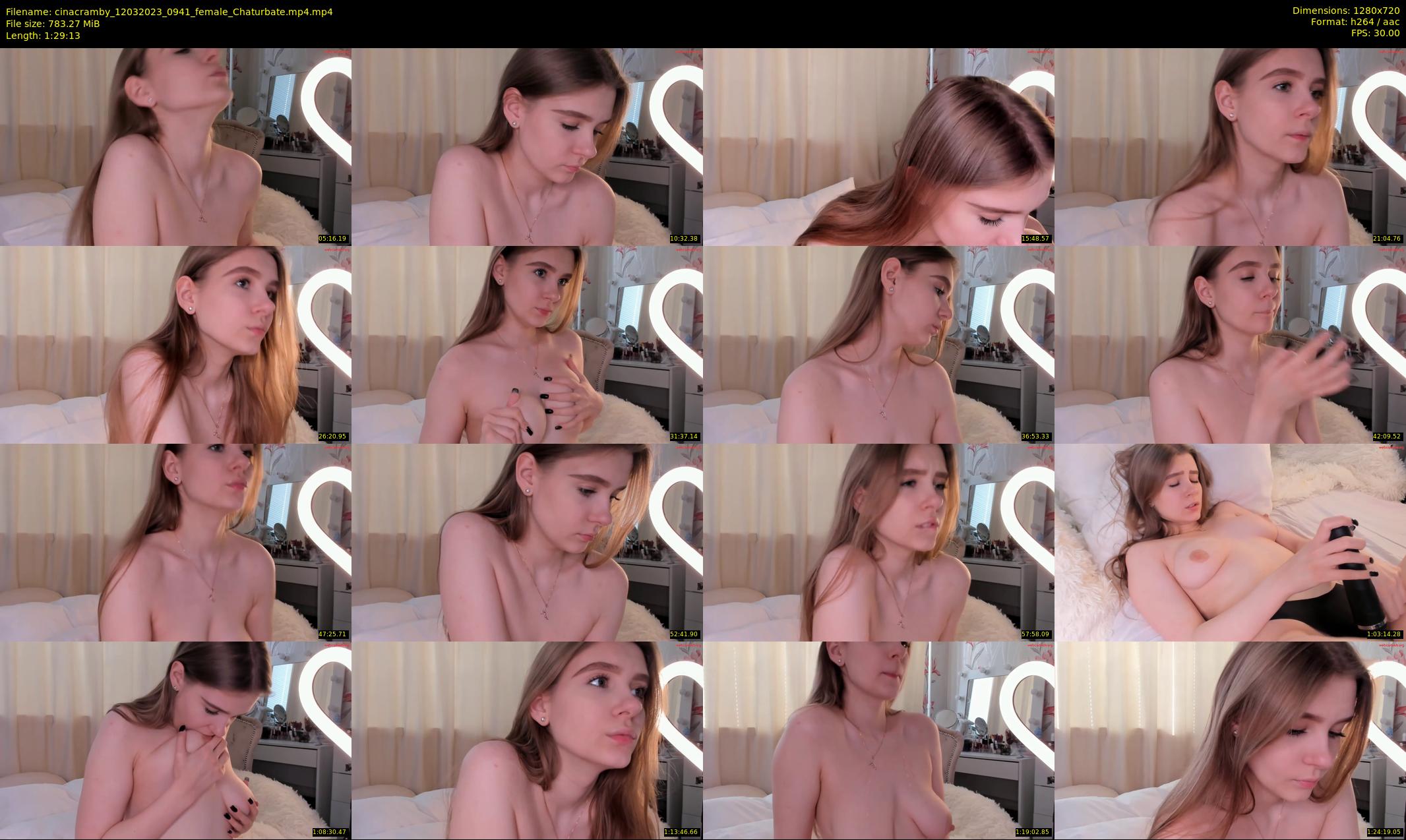 cinacramby — 90 minute Chaturbate female cam show recording, 720p, Mar 12, 2023