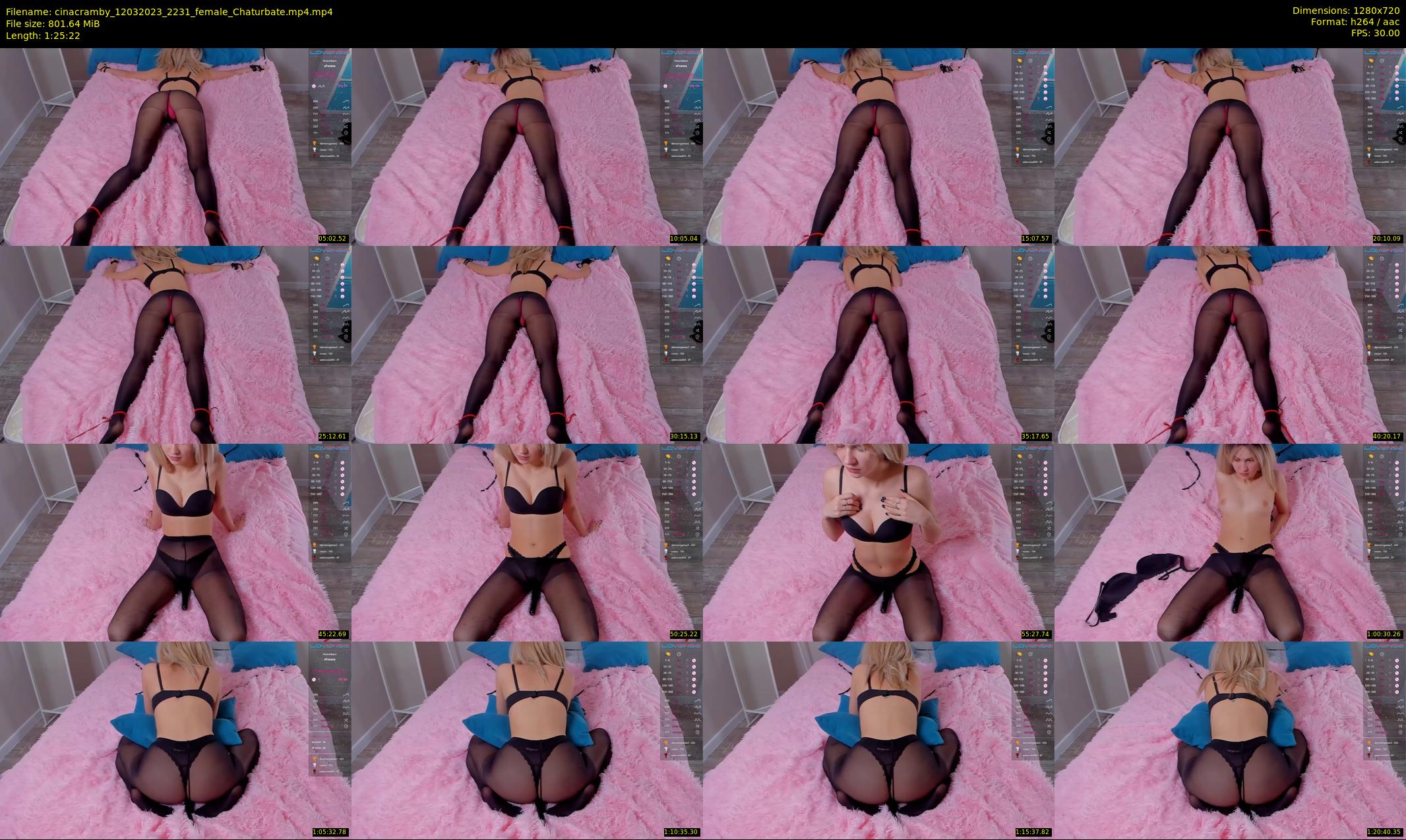 cinacramby — 86 minute Chaturbate female cam show recording, 720p, Mar 12, 2023