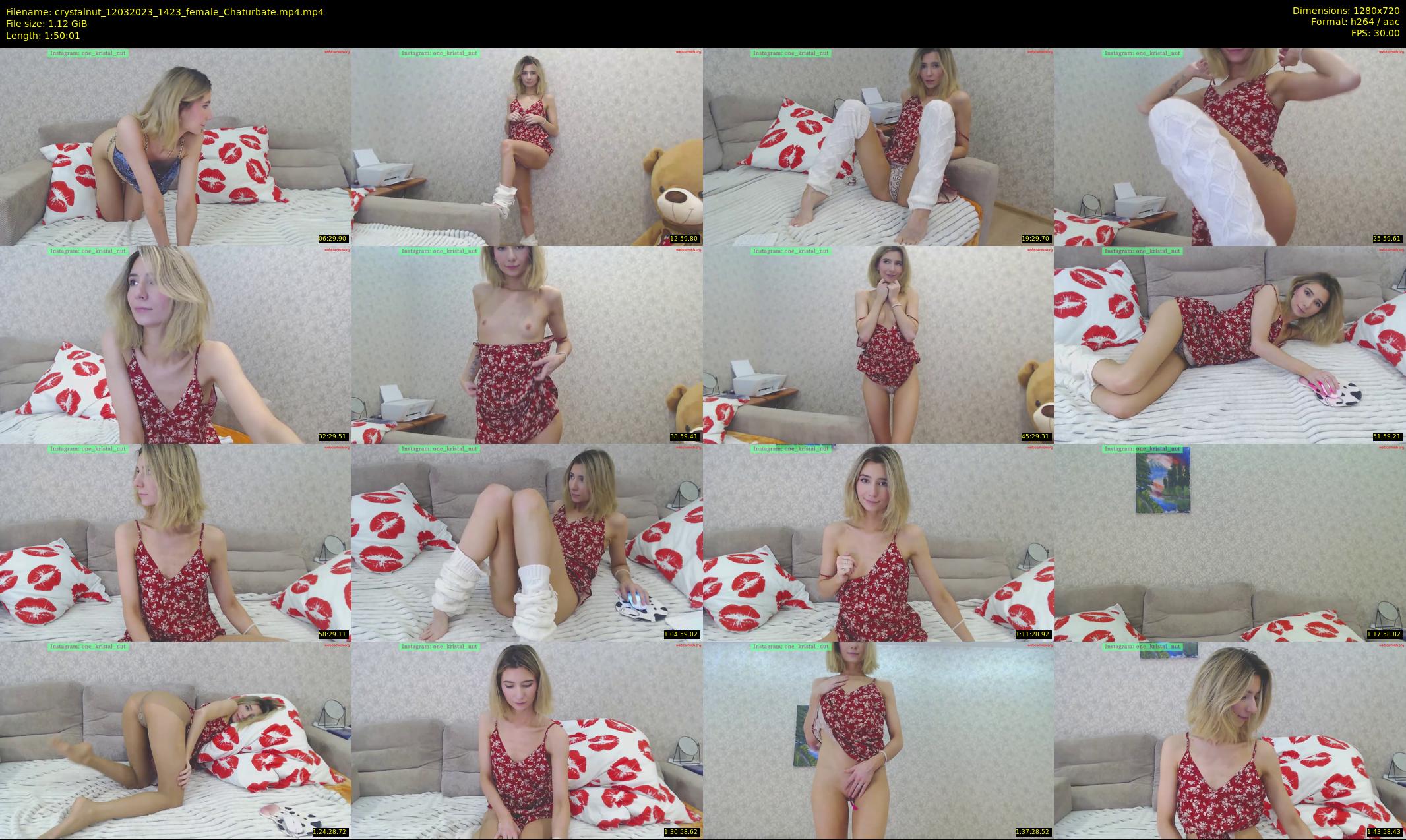 crystalnut — 111 minute Chaturbate female cam show recording, 720p, Mar 12, 2023