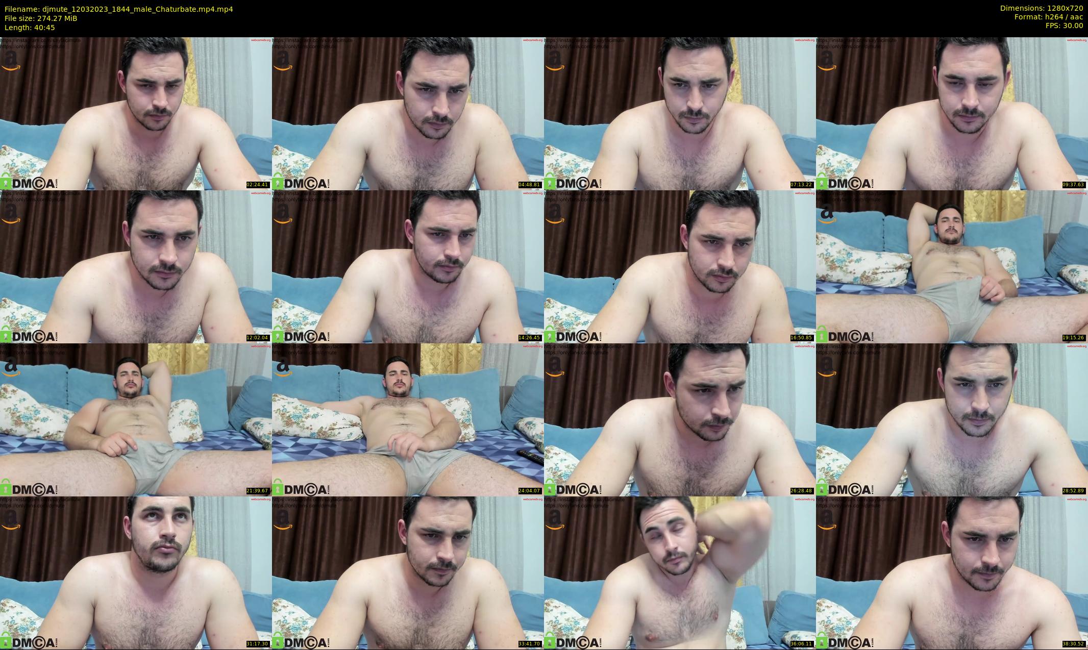 djmute — 41 minute Chaturbate male cam show recording, 720p, Mar 12, 2023