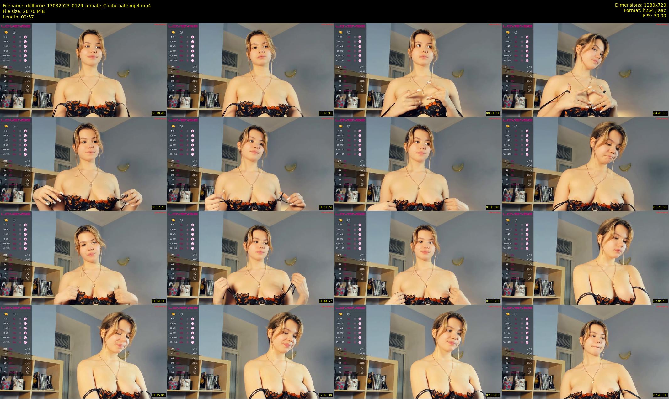 dollorrie — 3 minute Chaturbate couple cam show recording, 720p, Mar 13, 2023