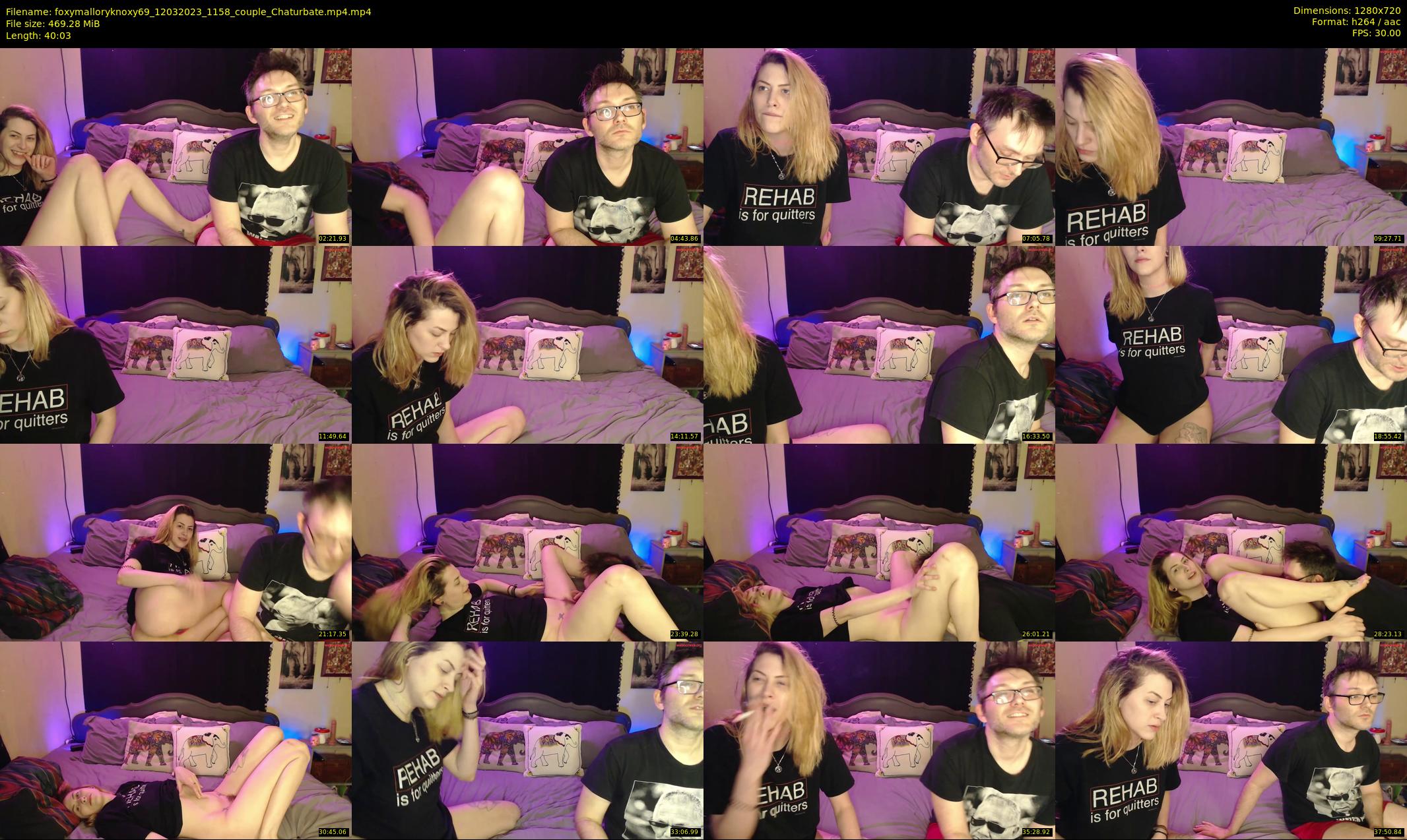 foxymalloryknoxy69 — 41 minute Chaturbate couple cam show recording, 720p, Mar 12, 2023