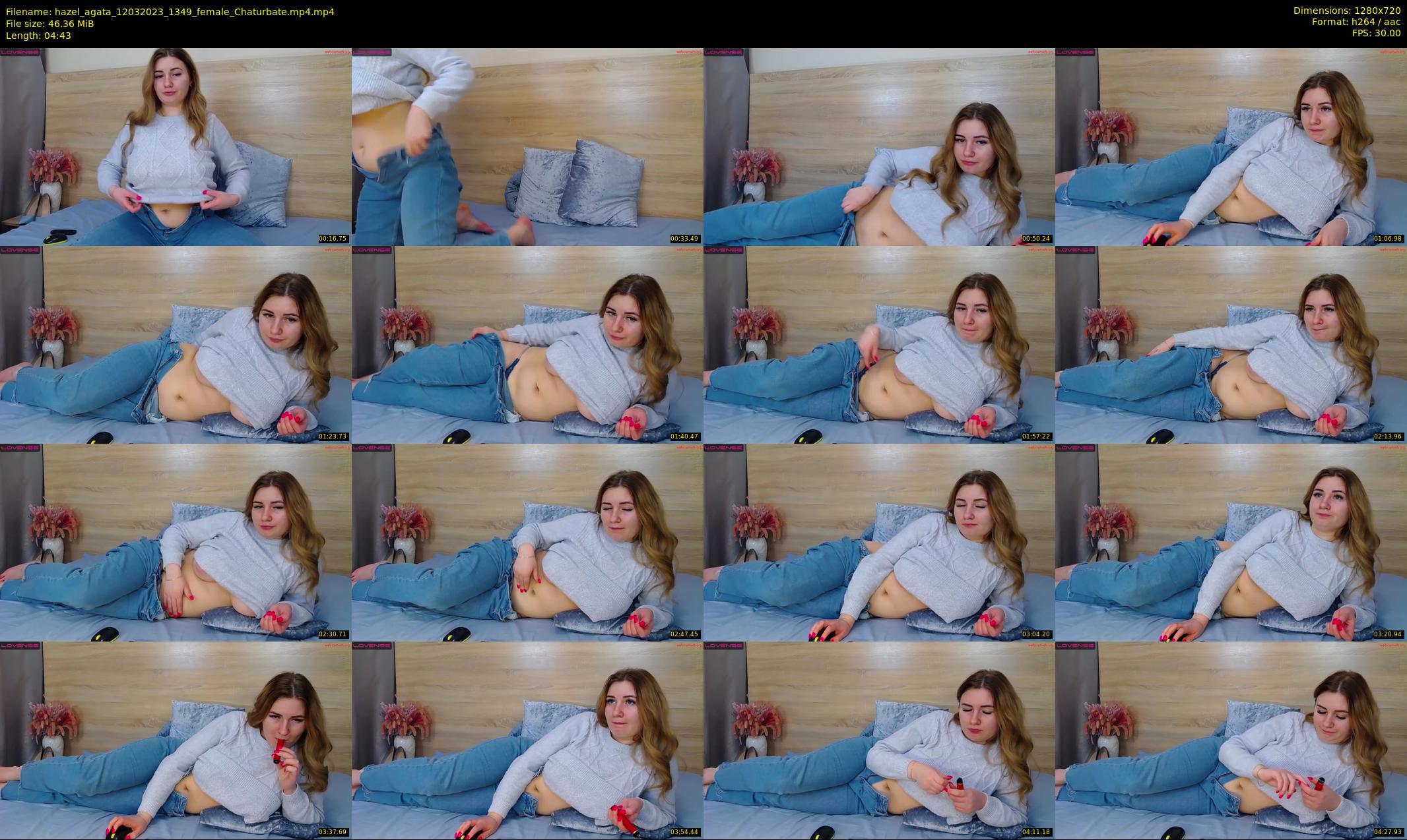 hazel_agata — 5 minute Chaturbate female cam show recording, 720p, Mar 12, 2023