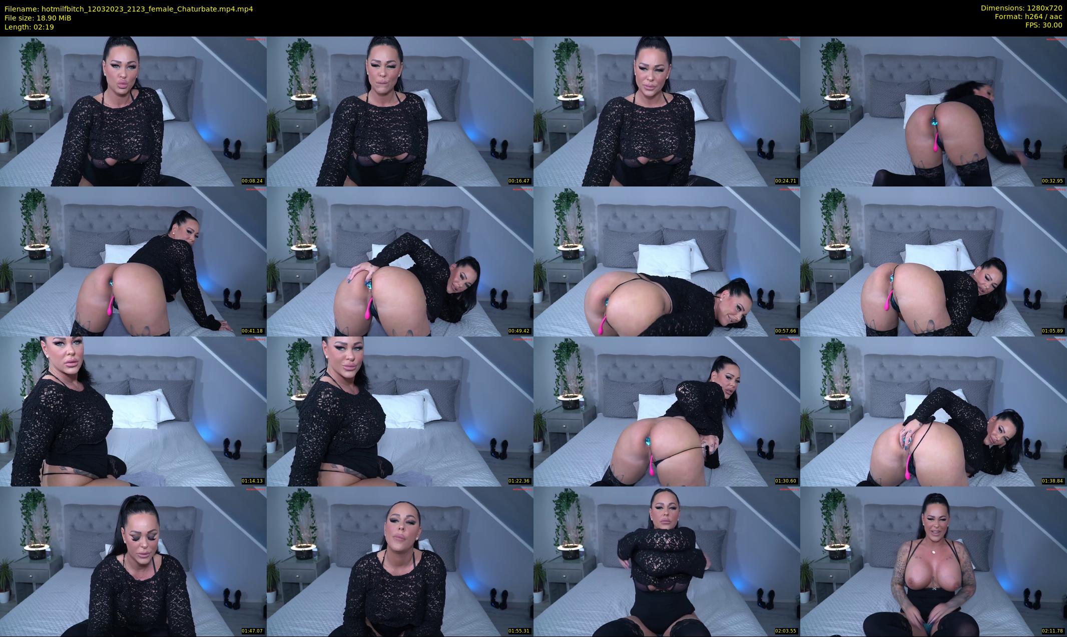 hotmilfbitch — 3 minute Chaturbate female cam show recording, 720p, Mar 12, 2023