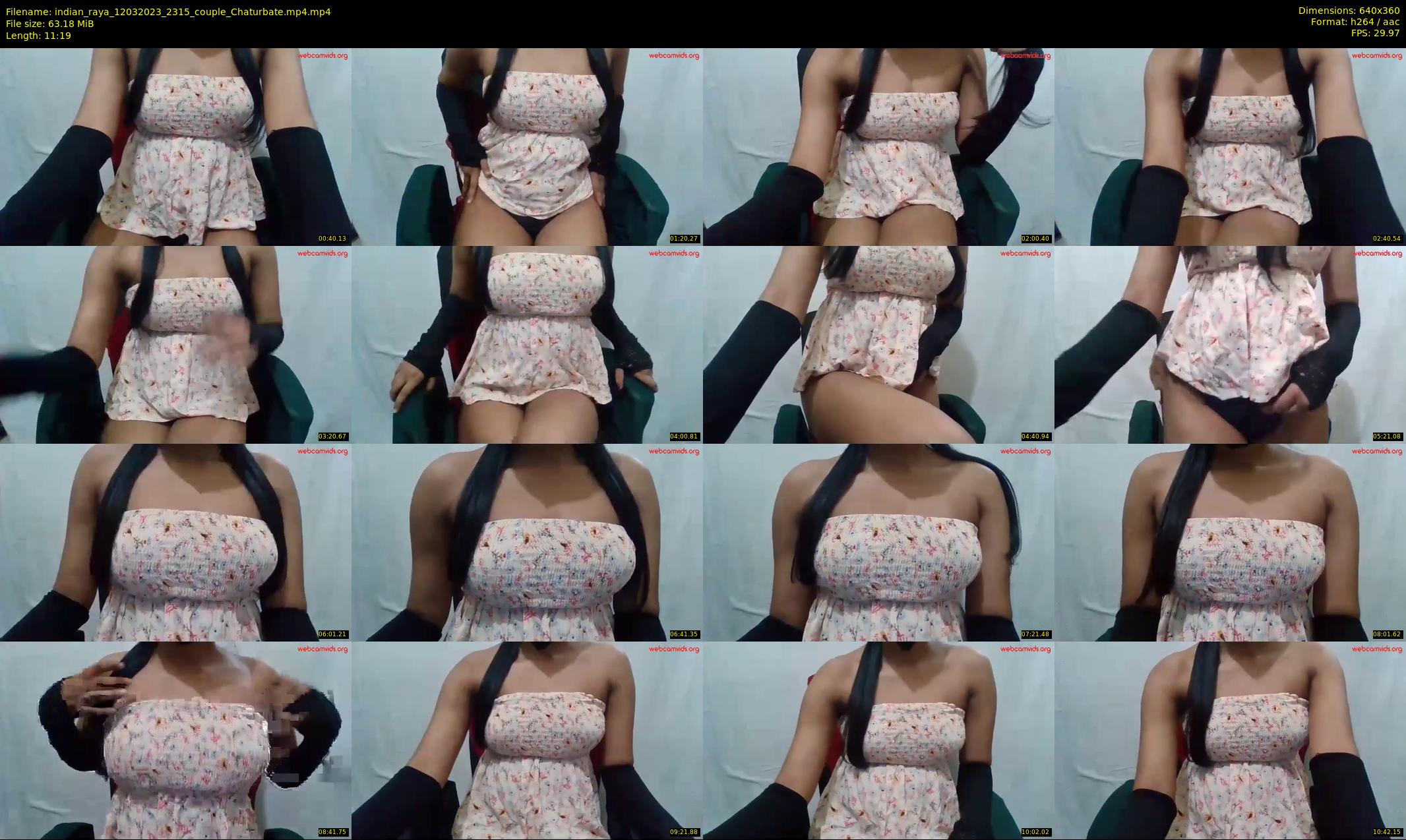 indian_raya — 12 minute Chaturbate female cam show recording, 360p, Mar 12, 2023