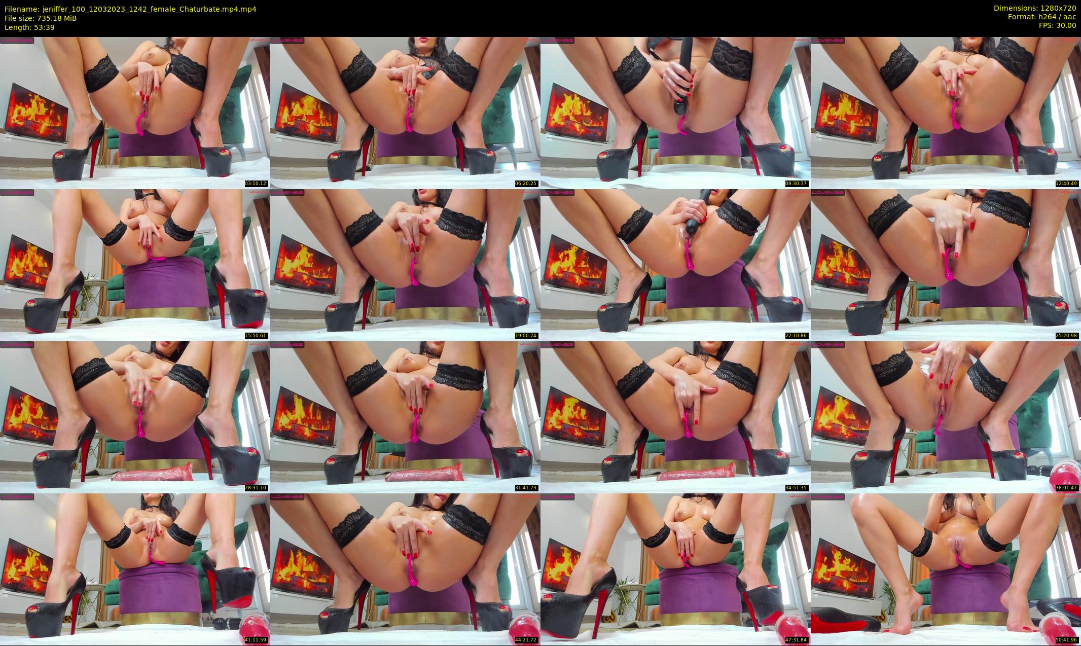 jeniffer_100 — 54 minute Chaturbate female cam show recording, 720p, Mar 12, 2023