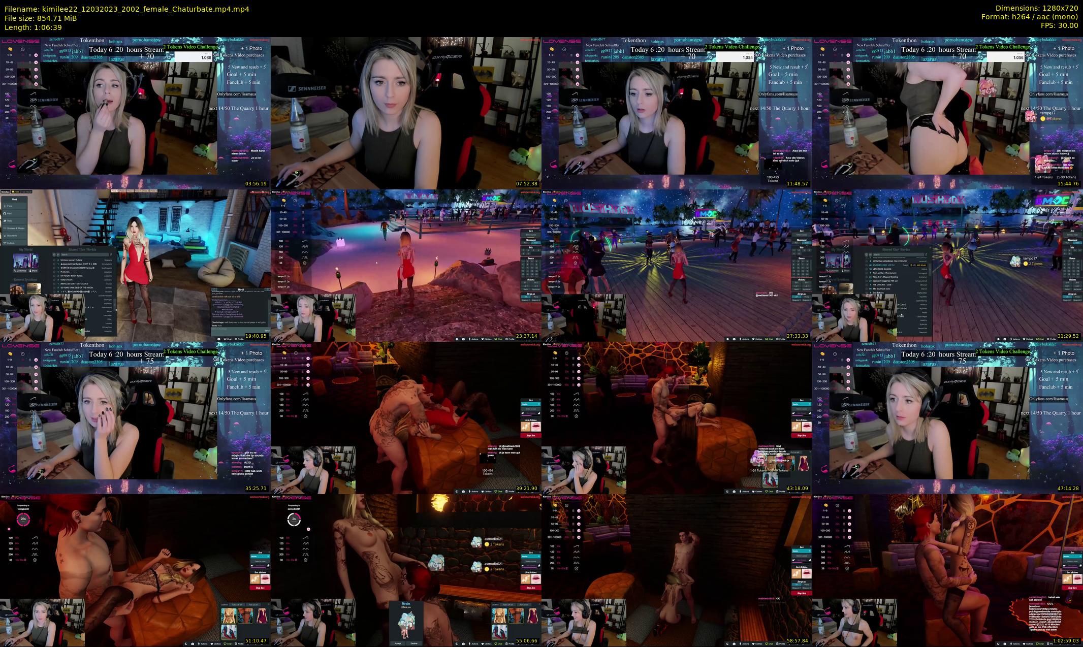 kimilee22 — 67 minute Chaturbate female cam show recording, 720p, Mar 12, 2023