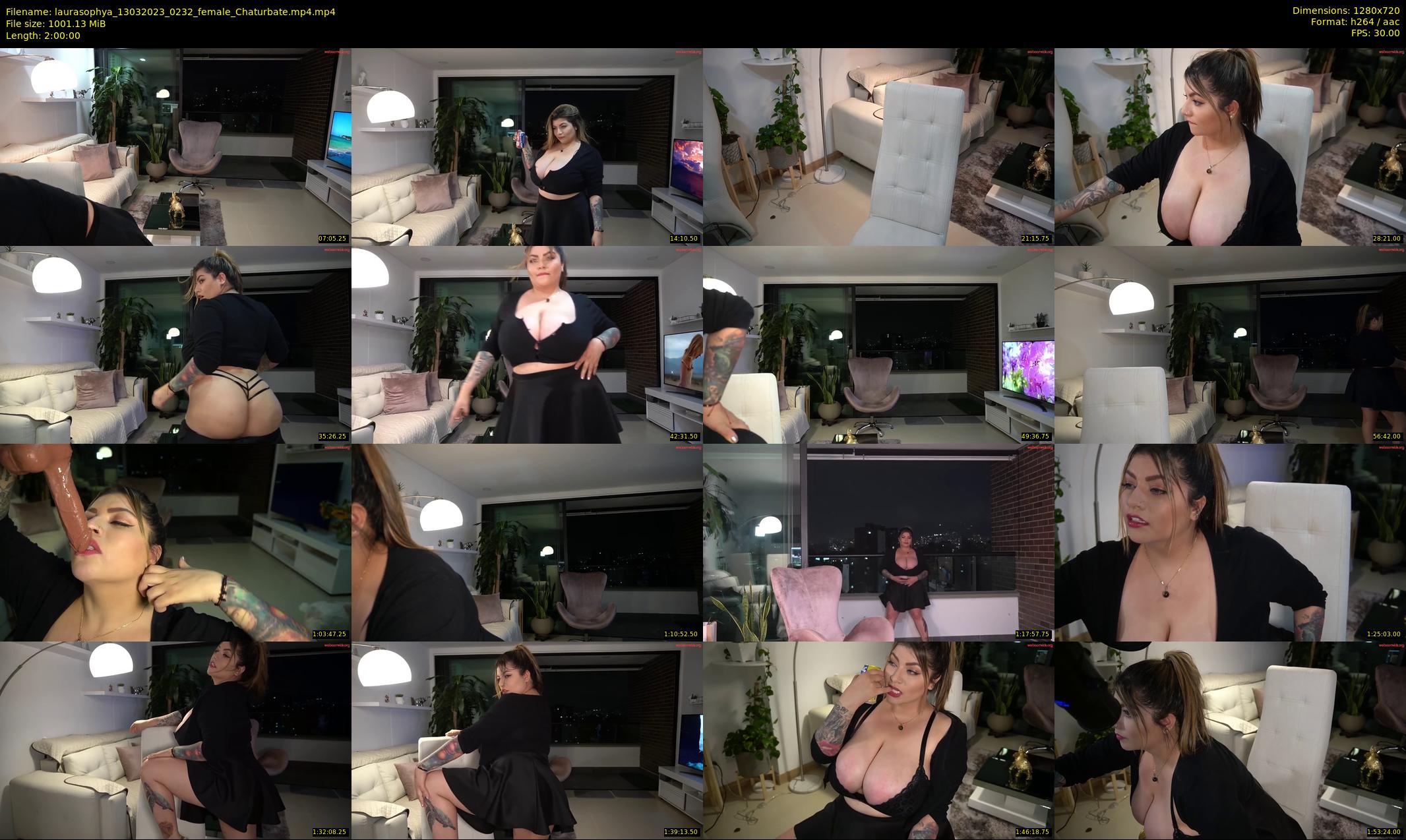 laurasophya — 120 minute Chaturbate female cam show recording, 720p, Mar 13, 2023