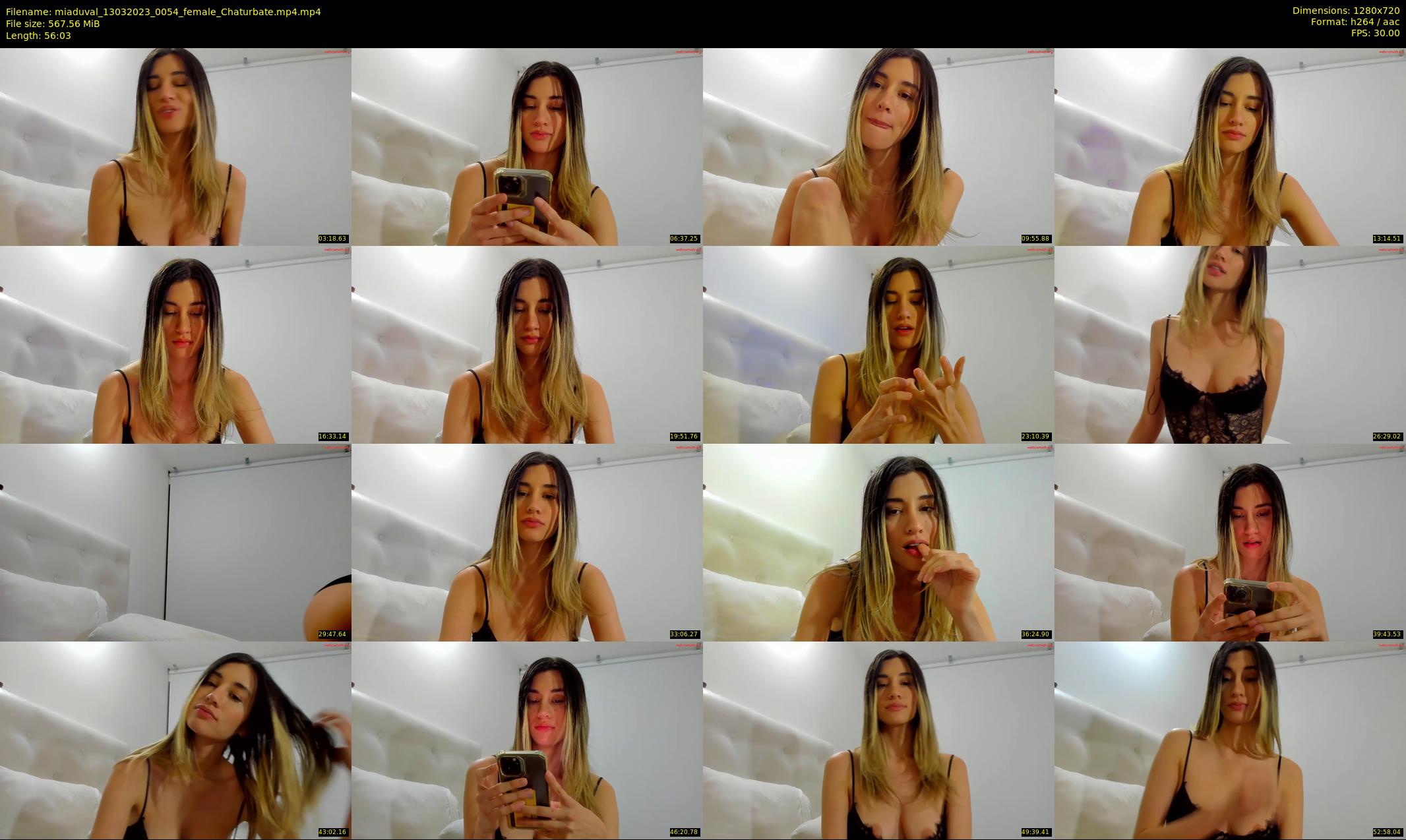 miaduval — 57 minute Chaturbate female cam show recording, 720p, Mar 13, 2023
