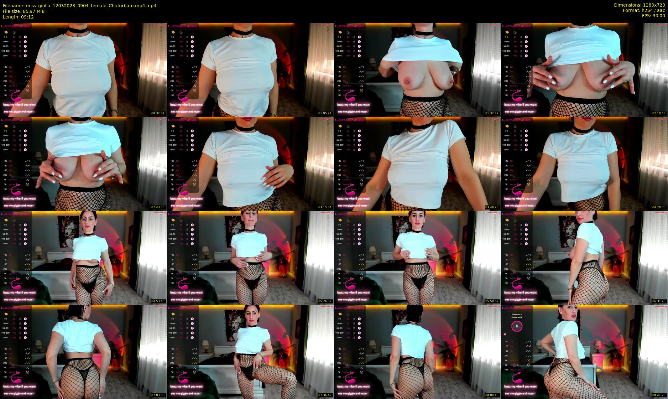 miss_giulia — 10 minute Chaturbate female cam show recording, 720p, Mar 12, 2023