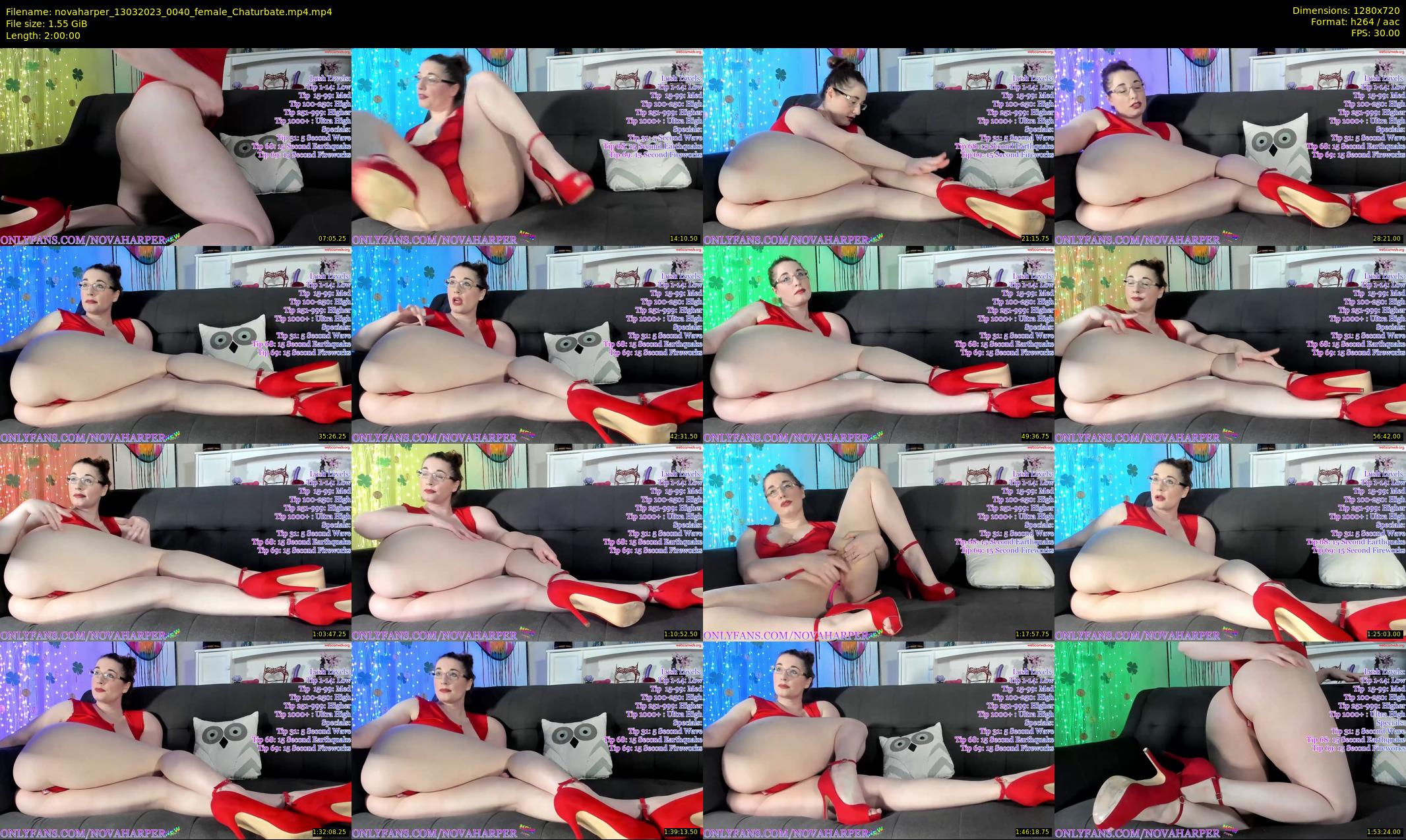 novaharper — 120 minute Chaturbate female cam show recording, 720p, Mar 13, 2023