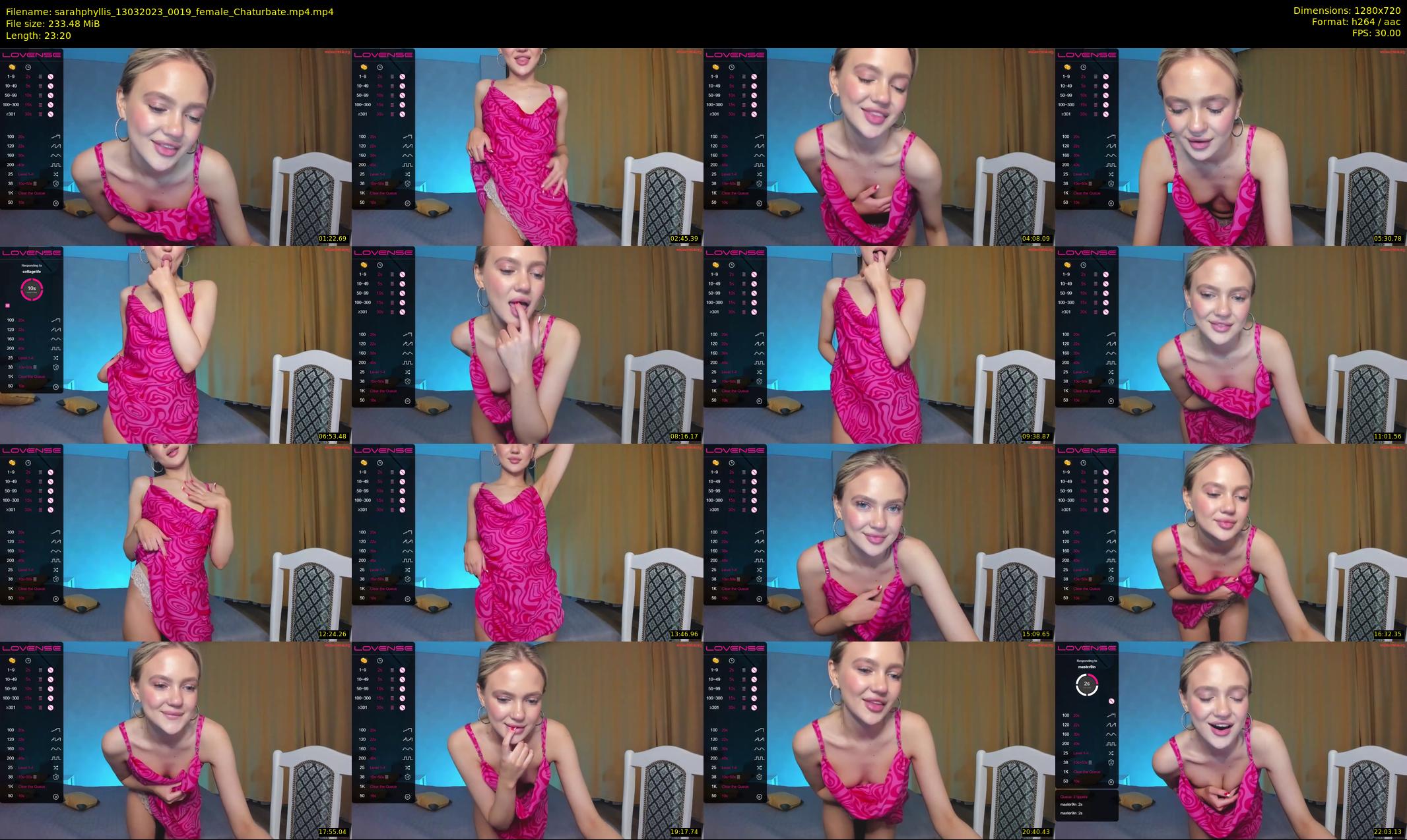 sarahphyllis — 24 minute Chaturbate female cam show recording, 720p, Mar 13, 2023