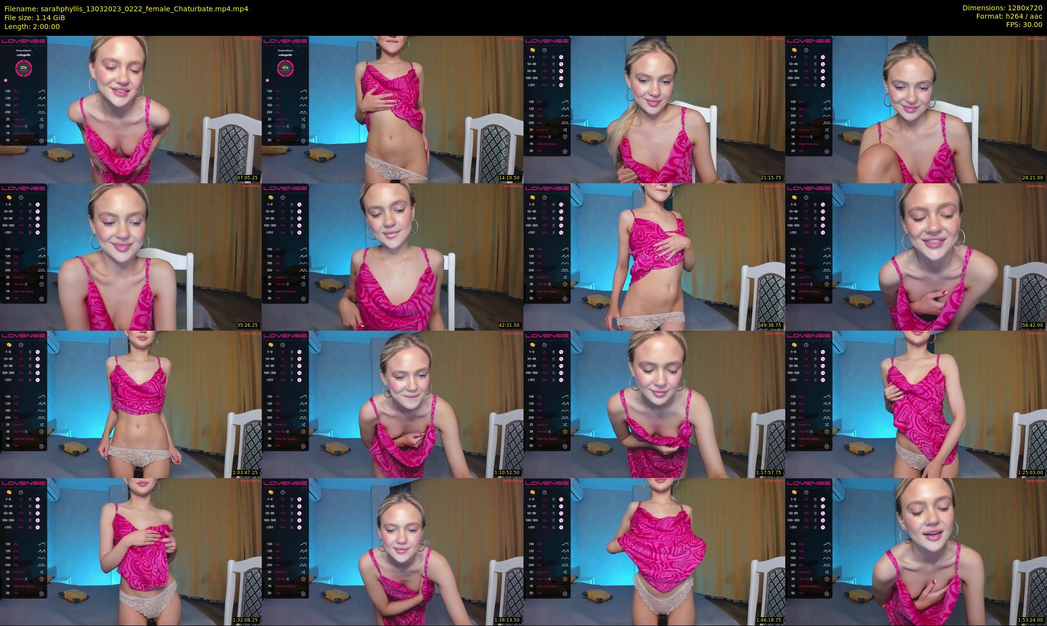 sarahphyllis — 120 minute Chaturbate female cam show recording, 720p, Mar 13, 2023