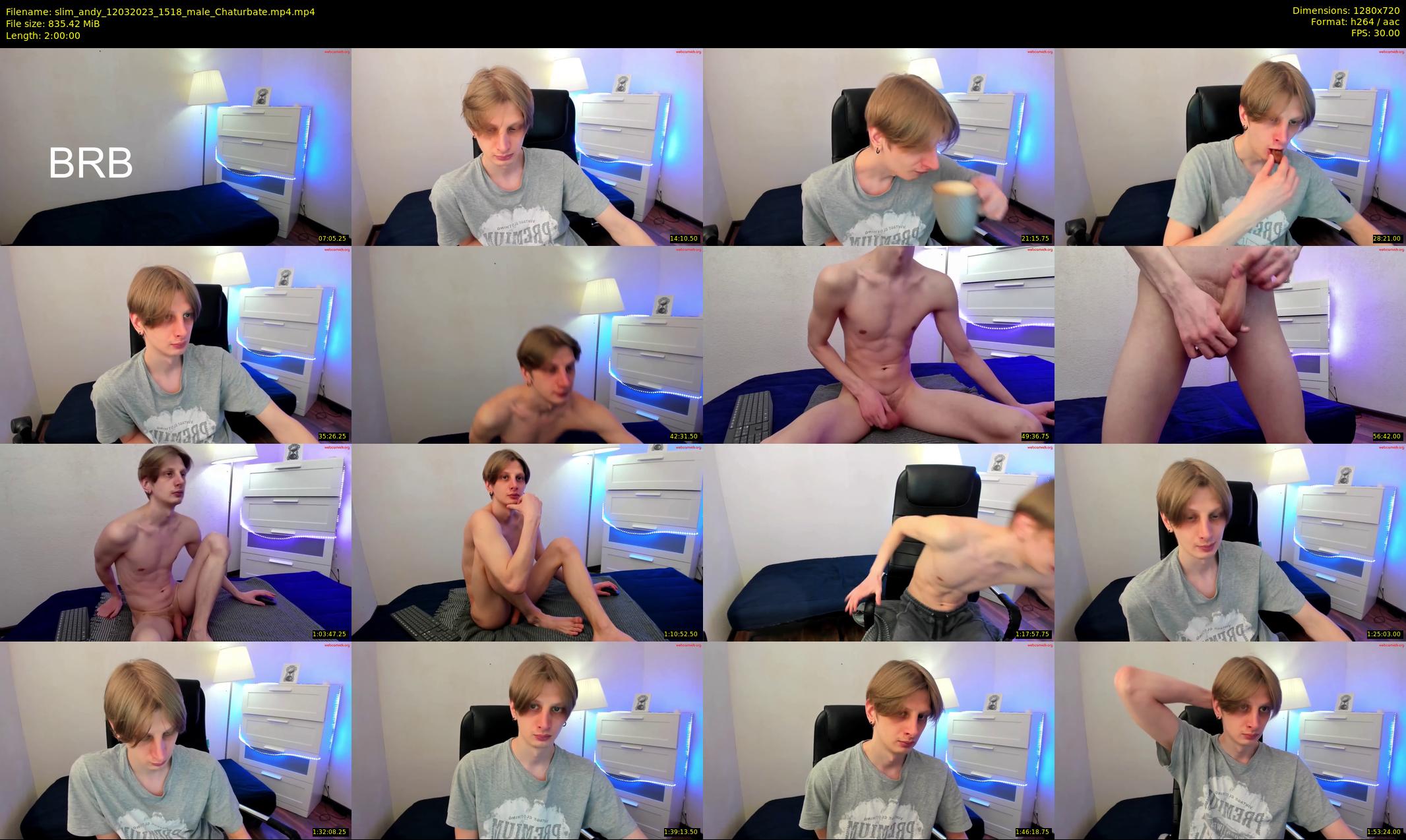 slim_andy — 120 minute Chaturbate male cam show recording, 720p, Mar 12, 2023