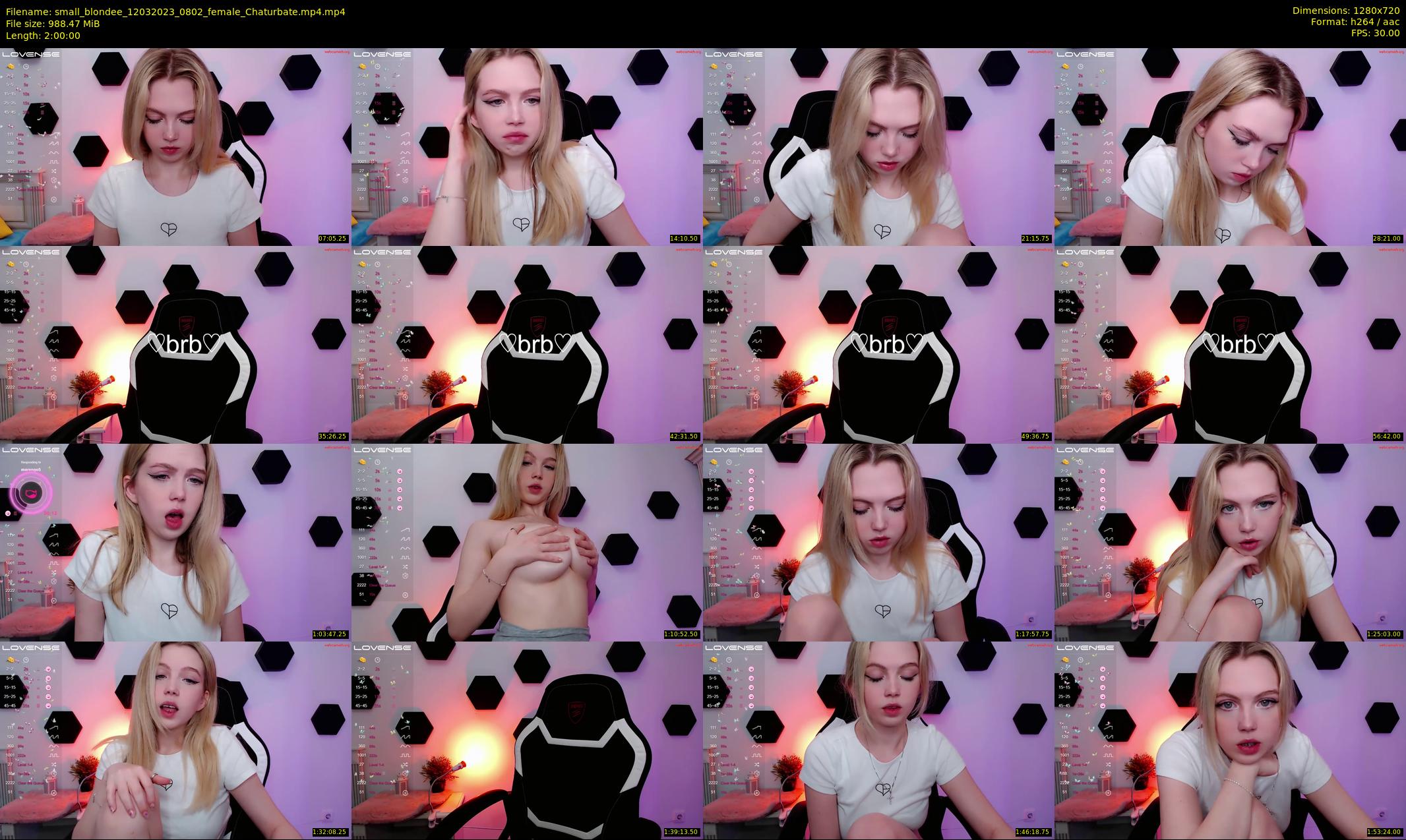 small_blondee — 120 minute Chaturbate female cam show recording, 720p, Mar 12, 2023