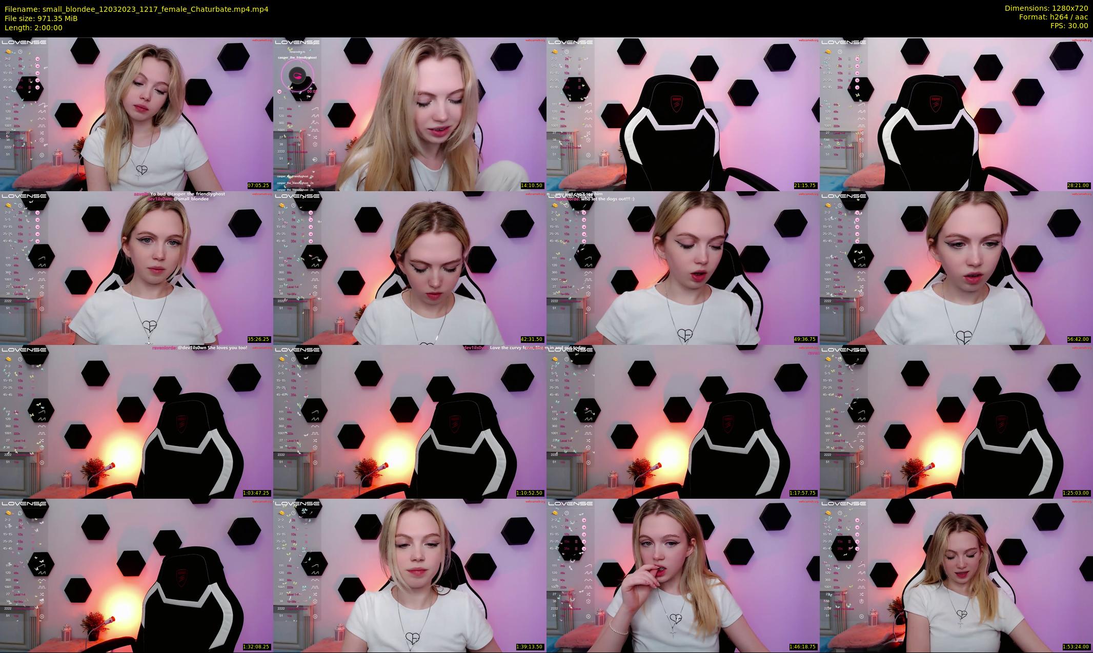 small_blondee — 120 minute Chaturbate female cam show recording, 720p, Mar 12, 2023