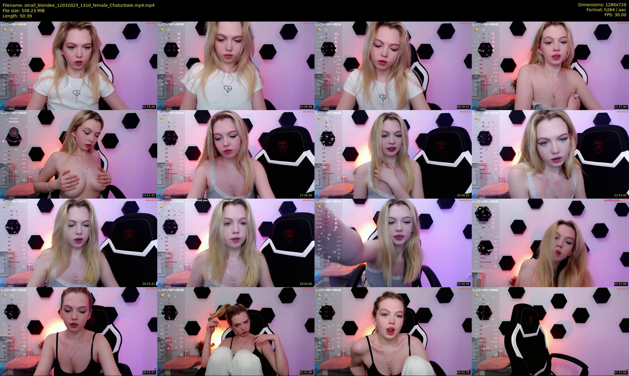 small_blondee — 51 minute Chaturbate female cam show recording, 720p, Mar 12, 2023