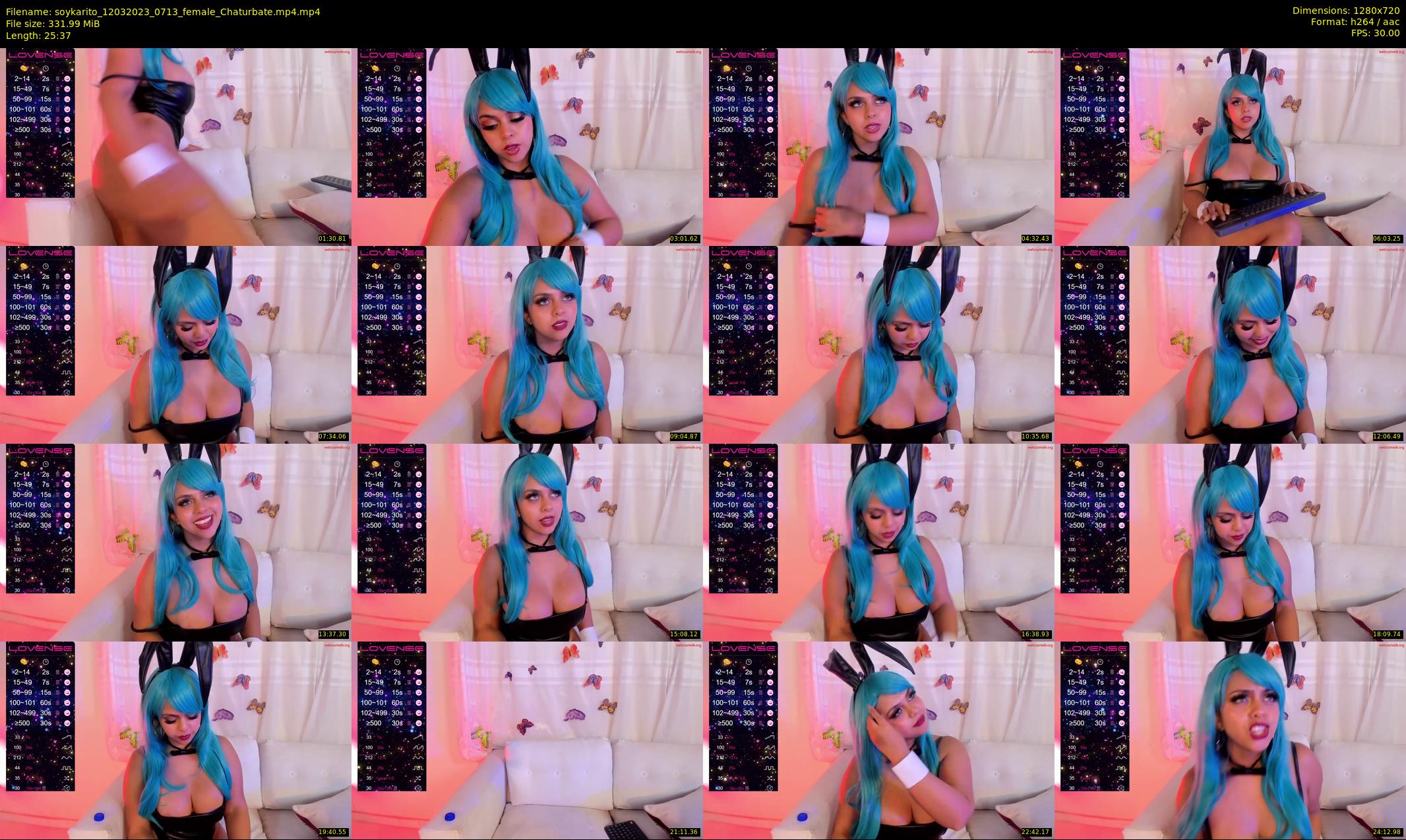 soykarito — 26 minute Chaturbate female cam show recording, 720p, Mar 12, 2023