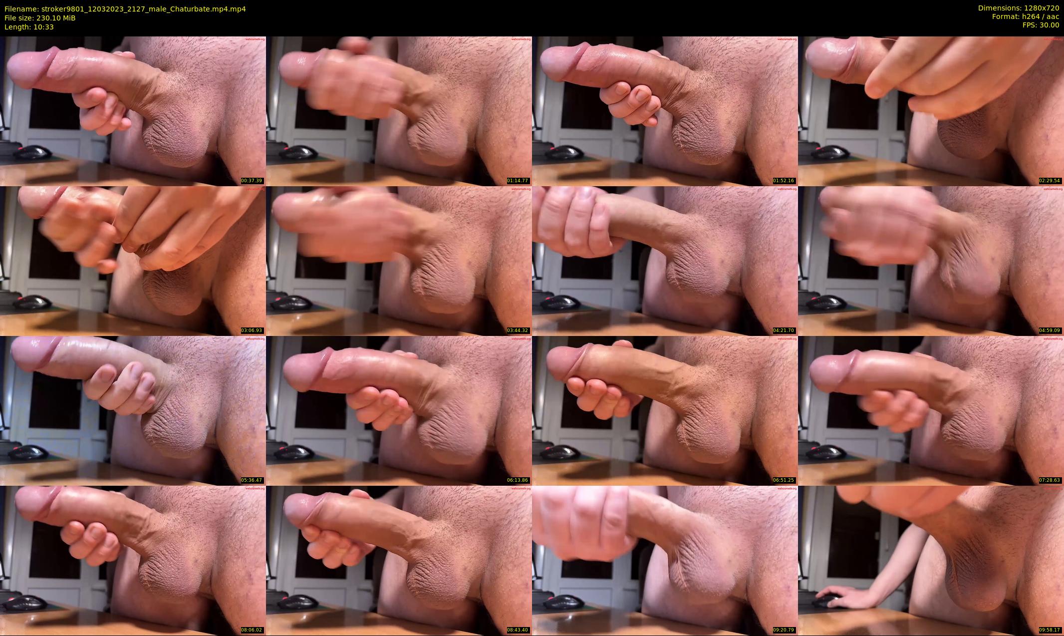 stroker9801 — 11 minute Chaturbate male cam show recording, 720p, Mar 12, 2023