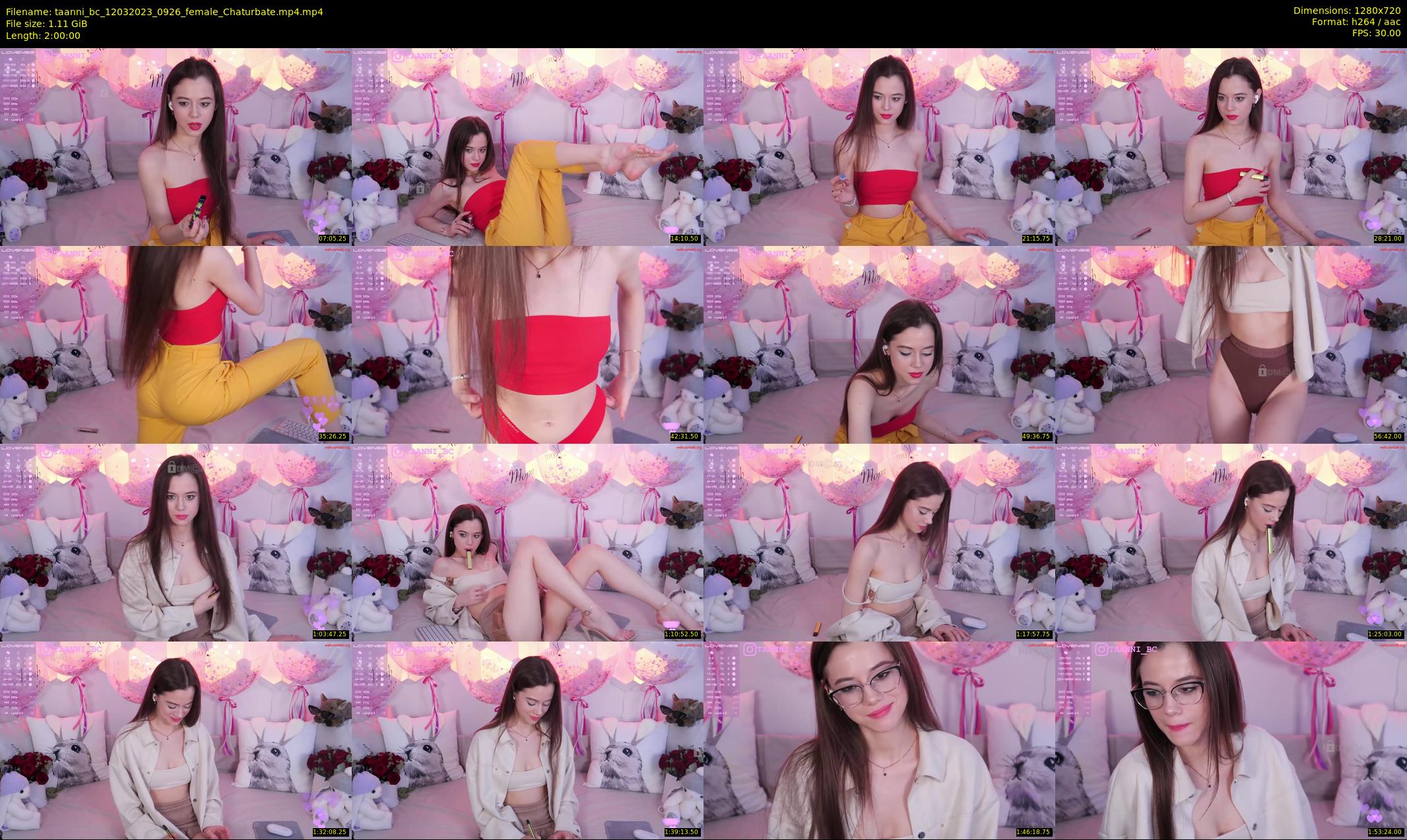 taanni_bc — 120 minute Chaturbate female cam show recording, 720p, Mar 12, 2023