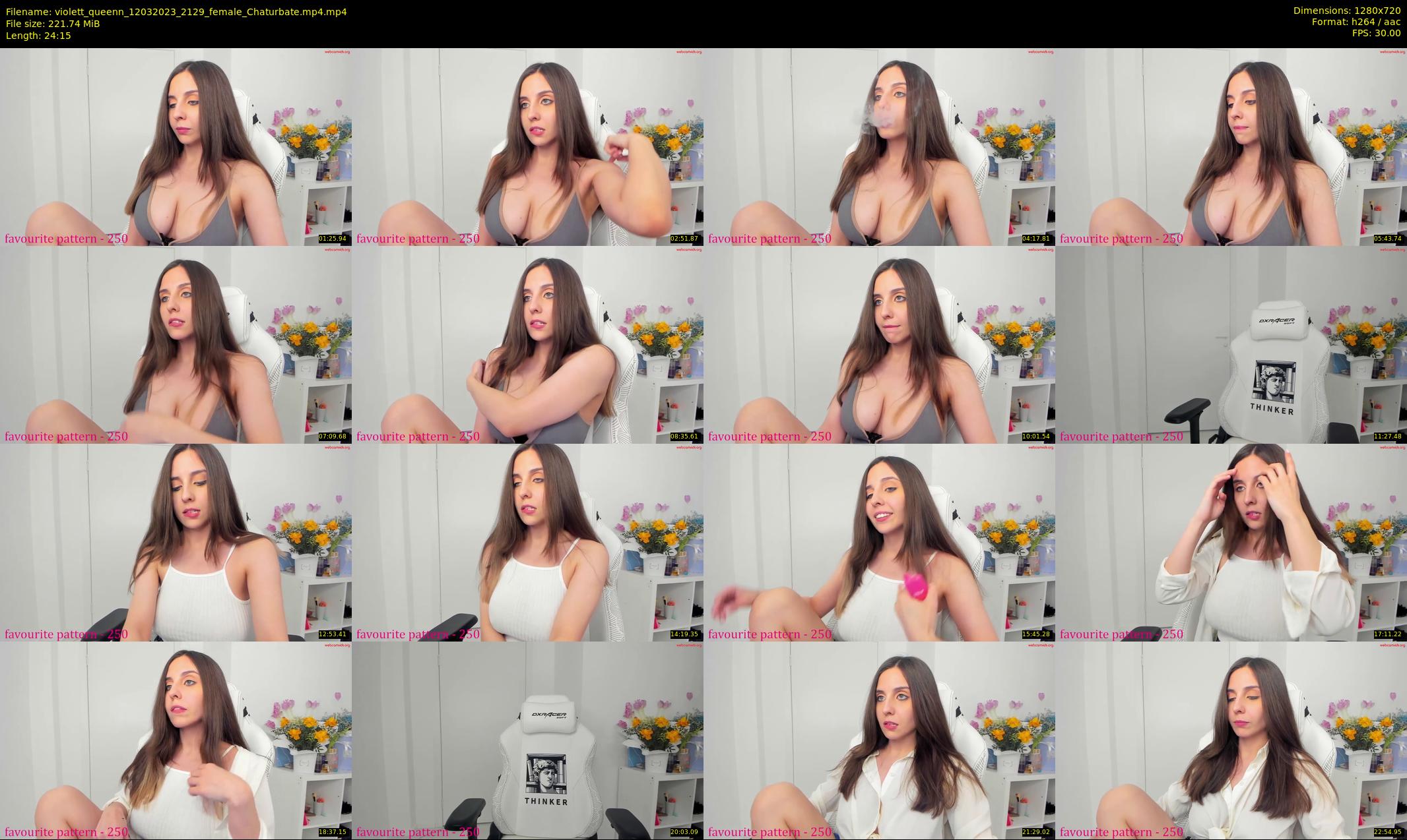 violett_queenn — 25 minute Chaturbate female cam show recording, 720p, Mar 12, 2023