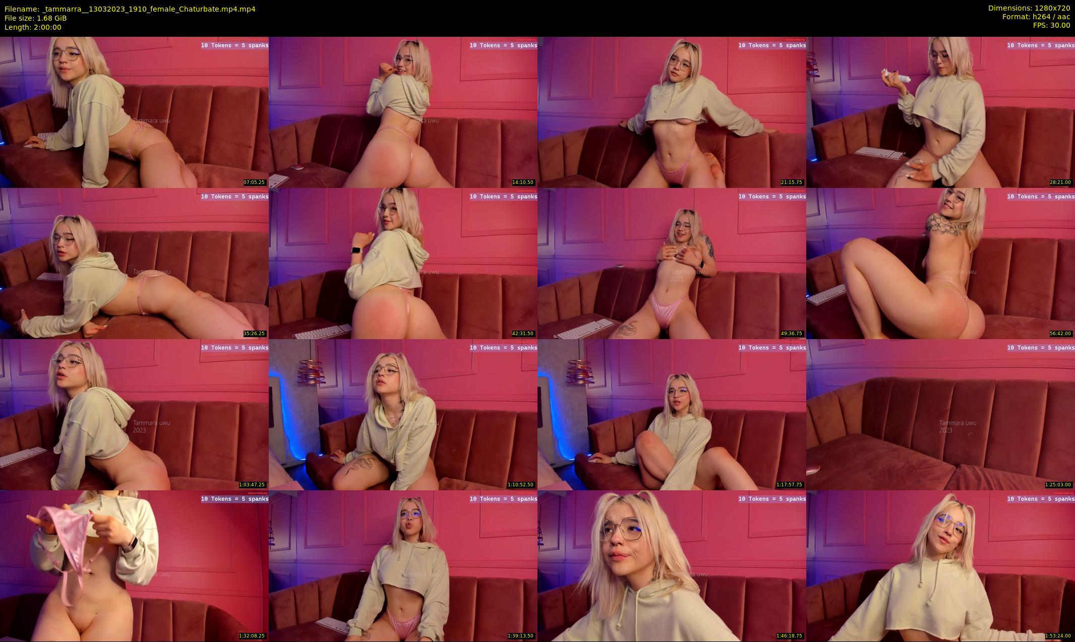 _tammarra_ — 120 minute Chaturbate female cam show recording, 720p, Mar 13, 2023