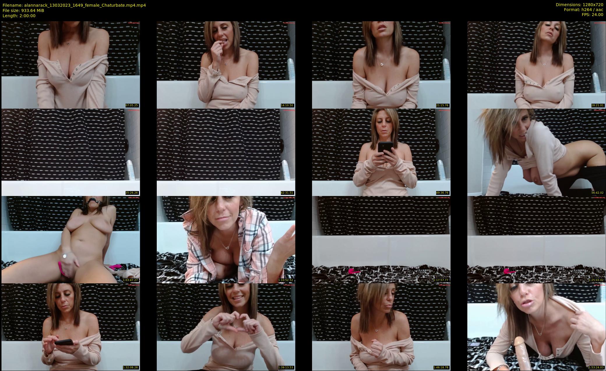 alannarack — 120 minute Chaturbate female cam show recording, 720p, Mar 13, 2023