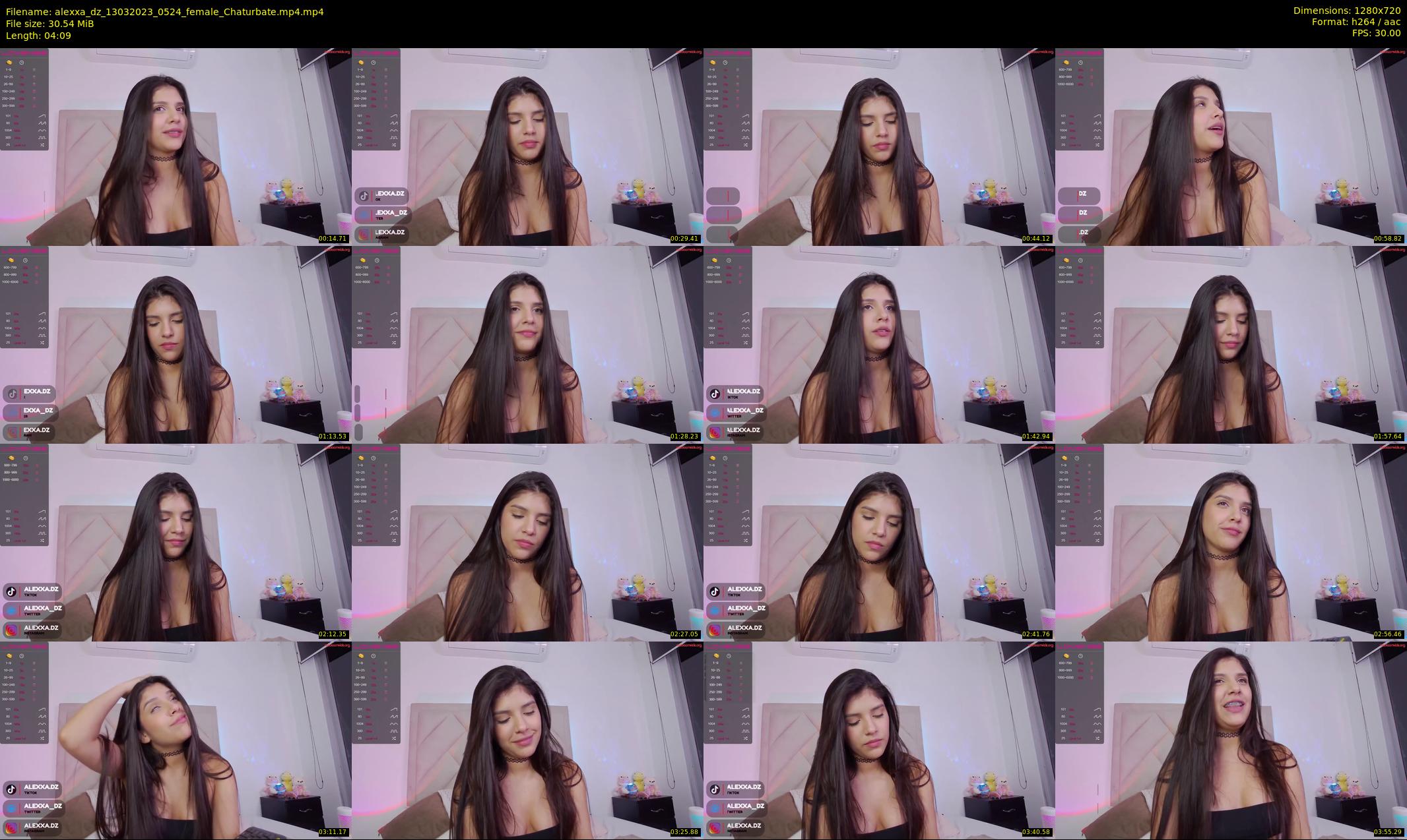 alexxa_dz — 5 minute Chaturbate female cam show recording, 720p, Mar 13, 2023