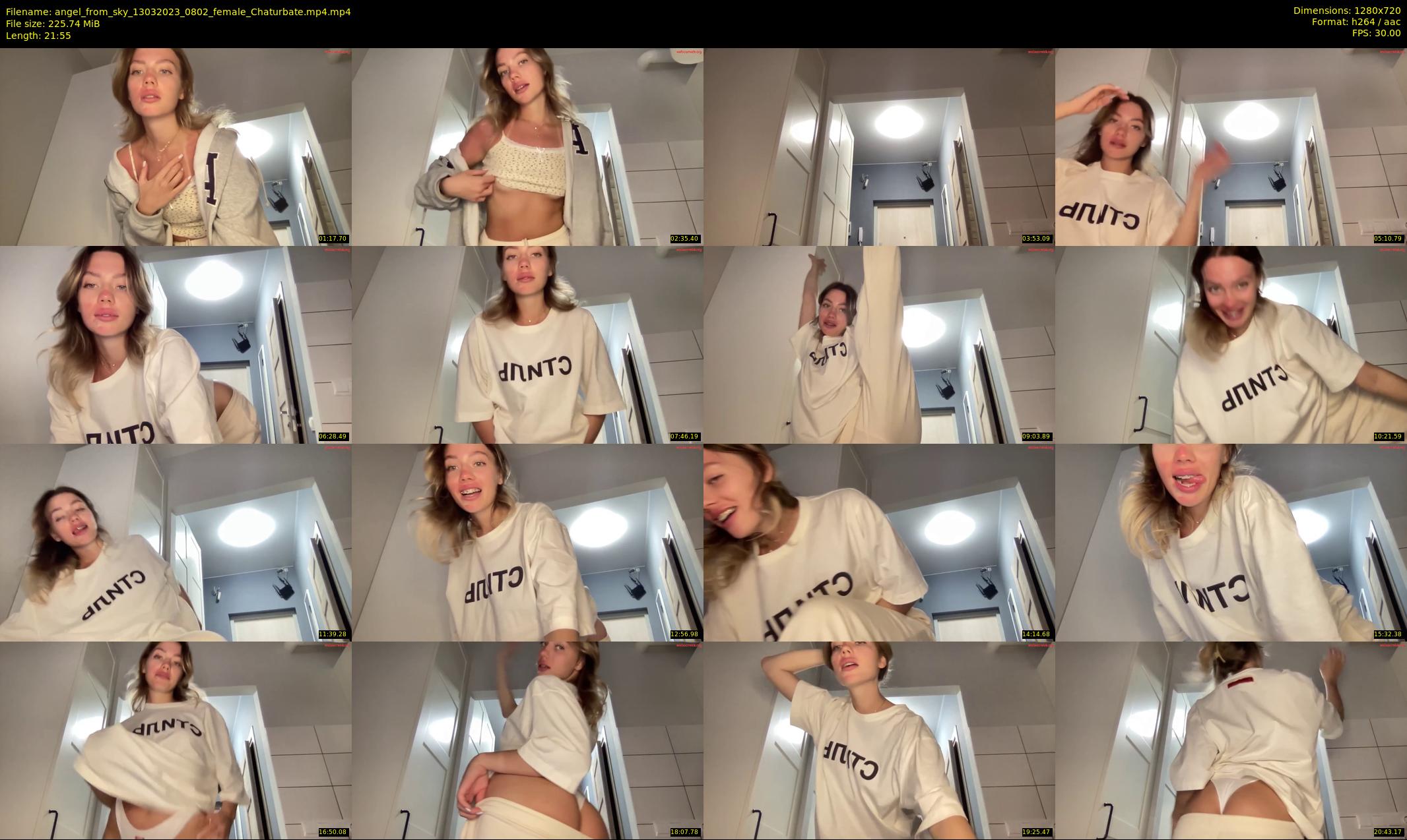 angel_from_sky — 22 minute Chaturbate female cam show recording, 720p, Mar 13, 2023