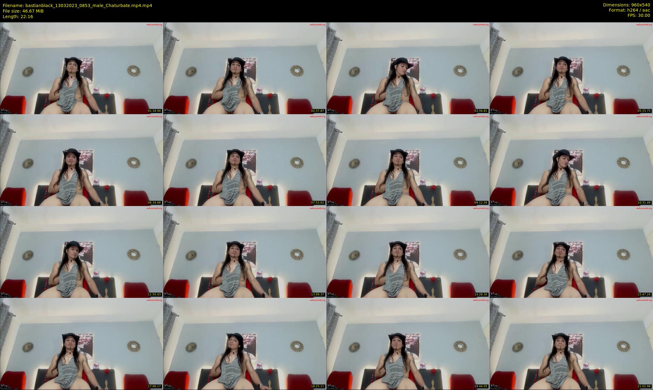 bastianblack — 23 minute Chaturbate male cam show recording, 480p, Mar 13, 2023