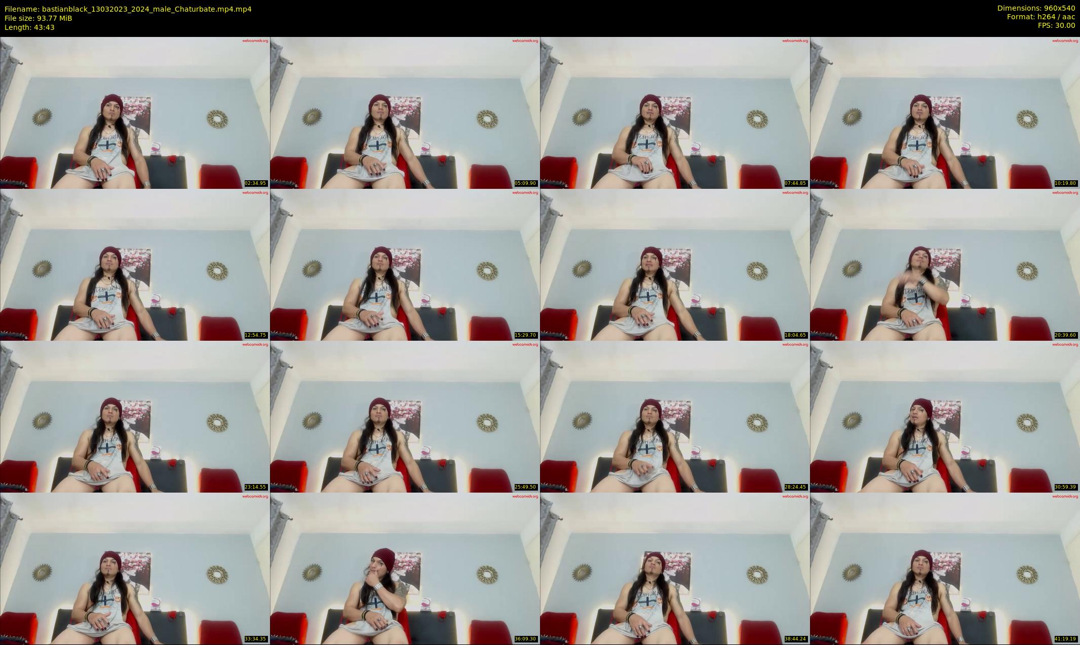 bastianblack — 44 minute Chaturbate male cam show recording, 480p, Mar 13, 2023