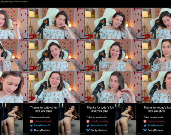 beckymartens — 25 minute Chaturbate female cam show recording, 720p, Mar 13, 2023