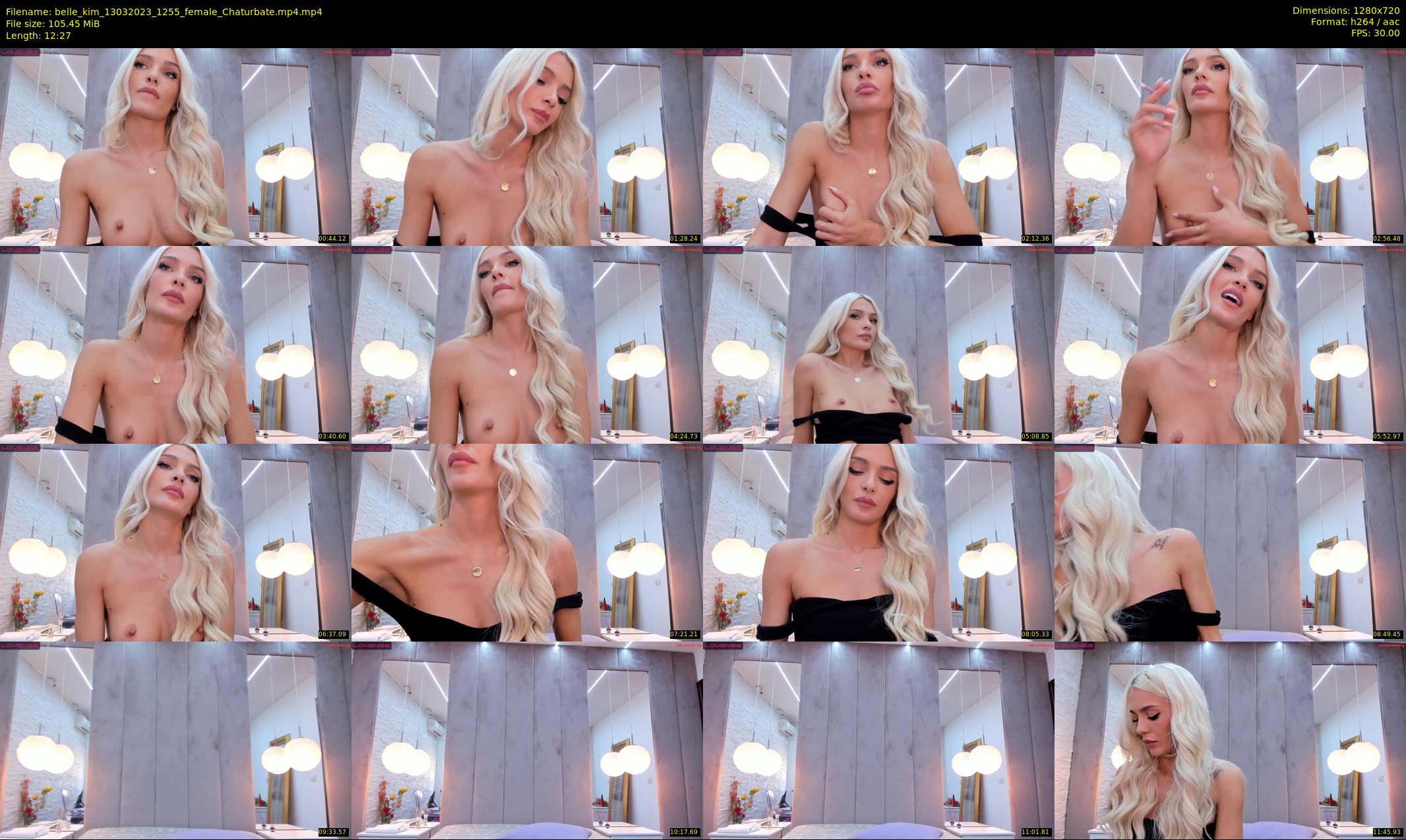 belle_kim — 13 minute Chaturbate female cam show recording, 720p, Mar 13, 2023