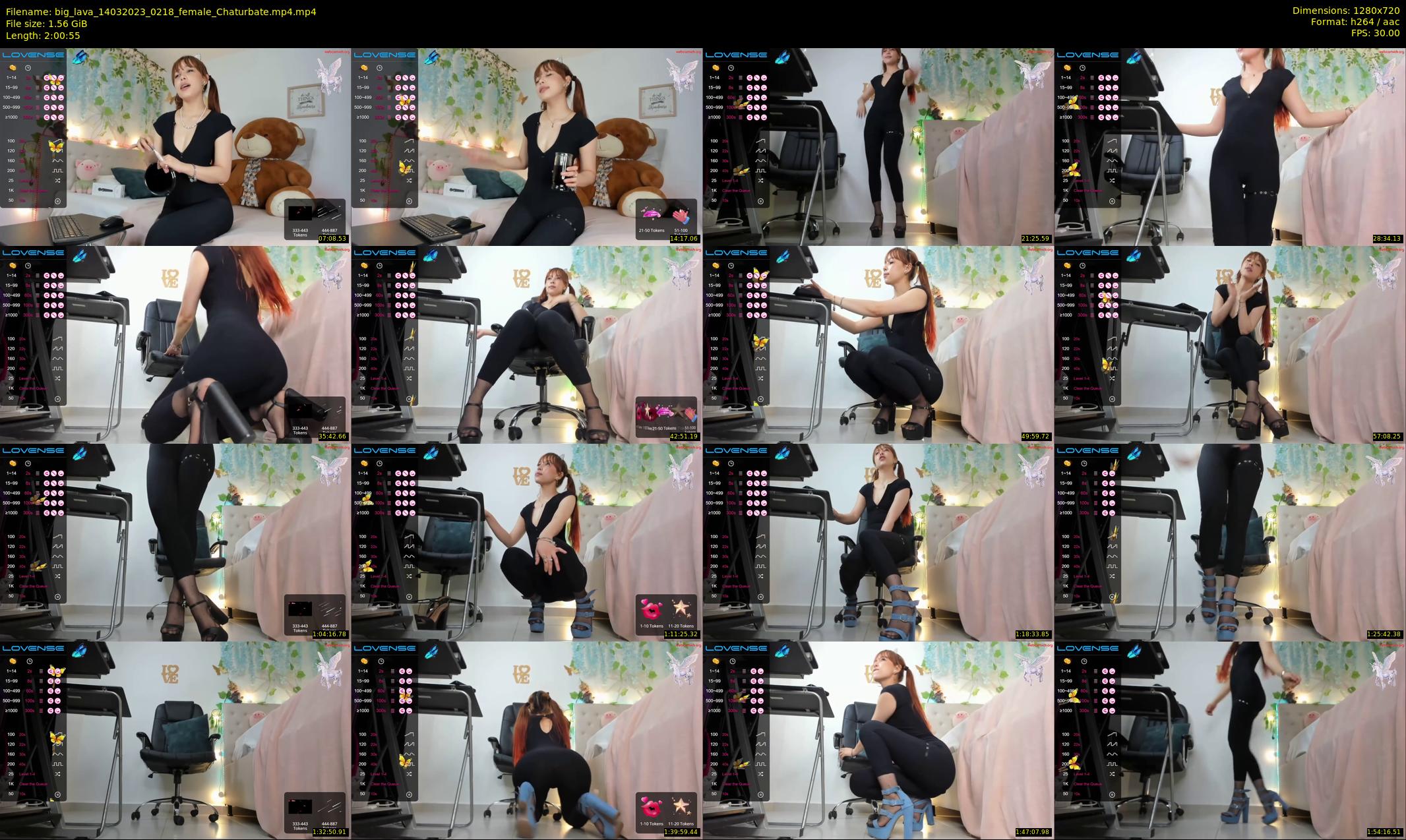 big_lava — 121 minute Chaturbate female cam show recording, 720p, Mar 14, 2023