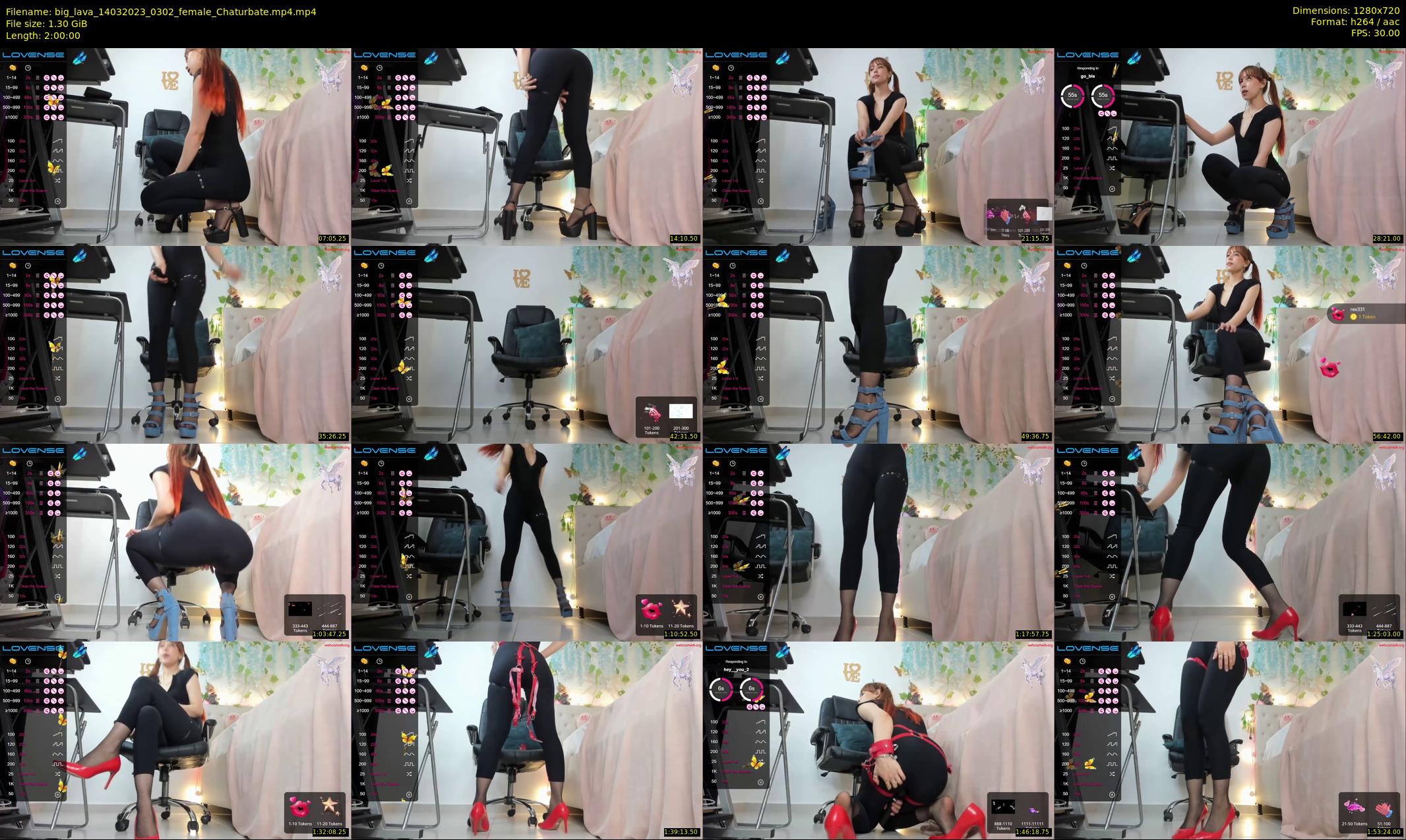 big_lava — 120 minute Chaturbate female cam show recording, 720p, Mar 14, 2023