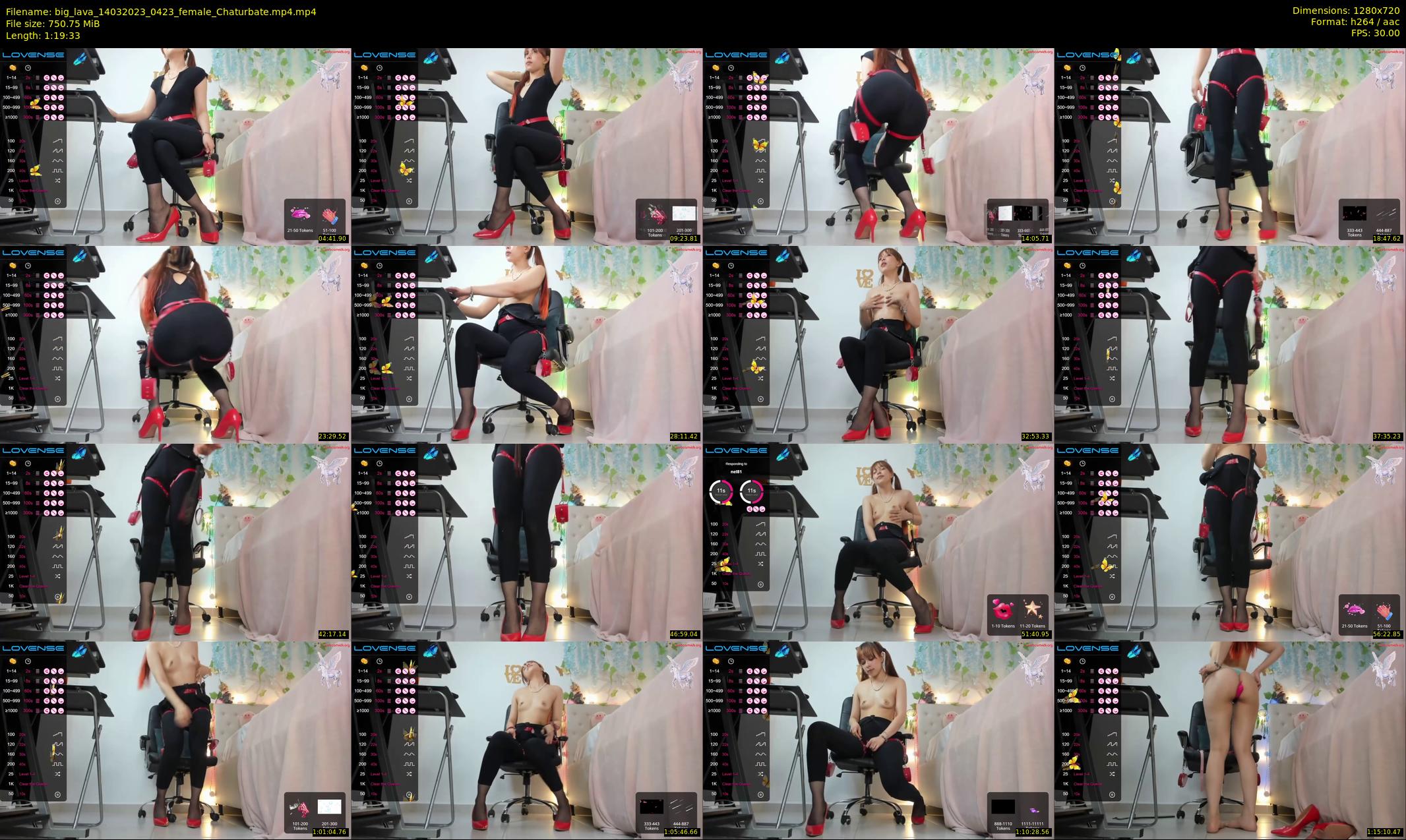 big_lava — 80 minute Chaturbate female cam show recording, 720p, Mar 14, 2023