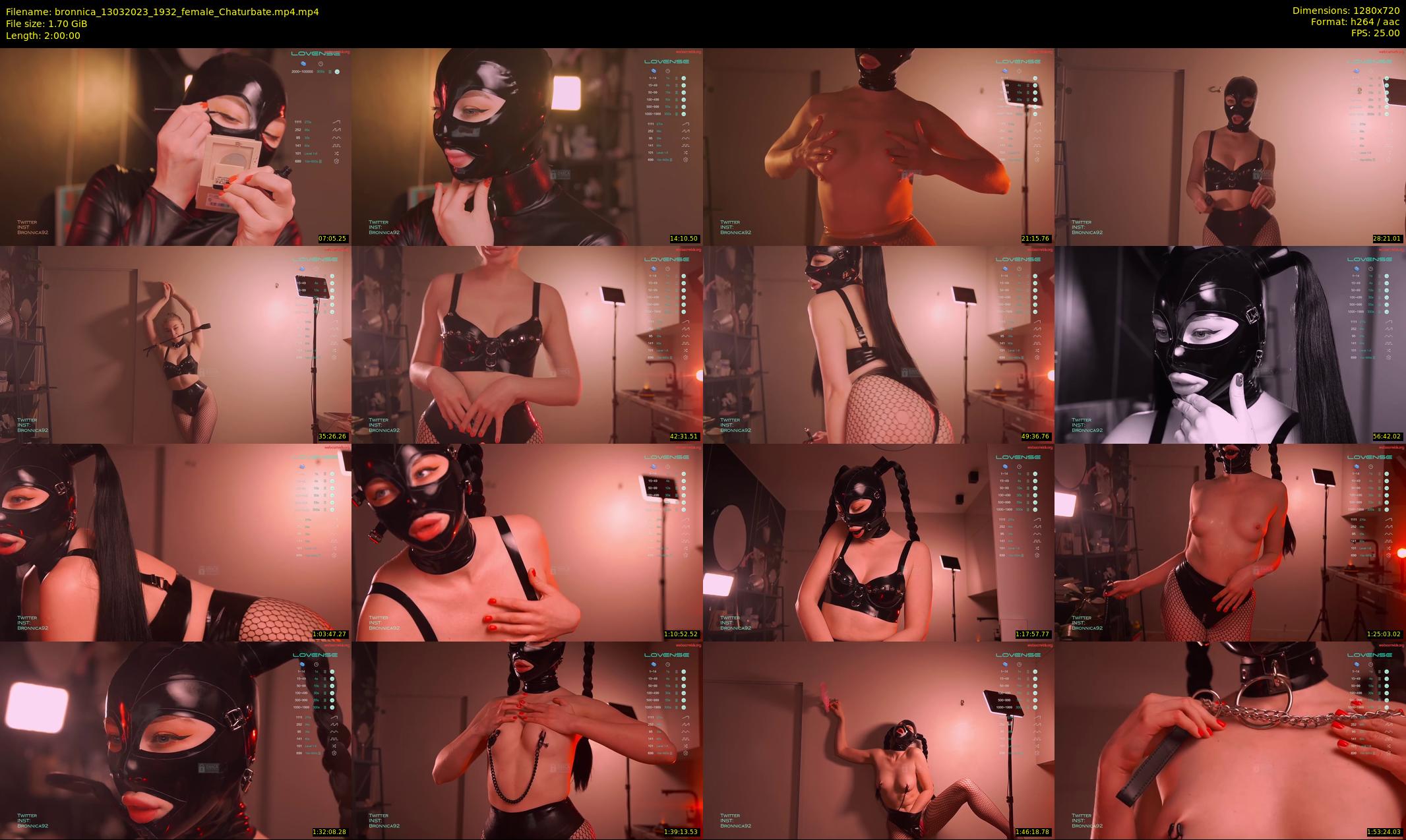 bronnica — 120 minute Chaturbate female cam show recording, 720p, Mar 13, 2023