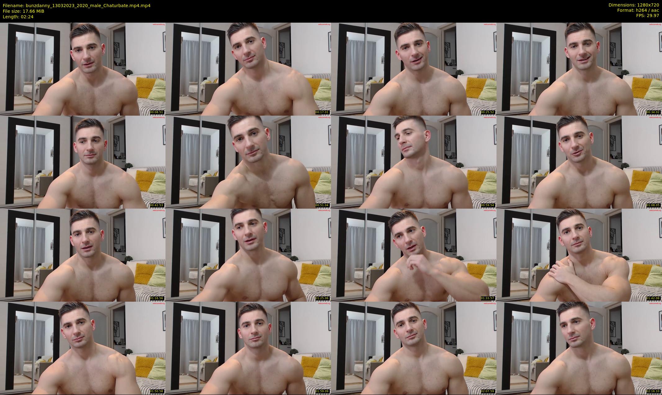 bunzdanny — 3 minute Chaturbate male cam show recording, 720p, Mar 13, 2023