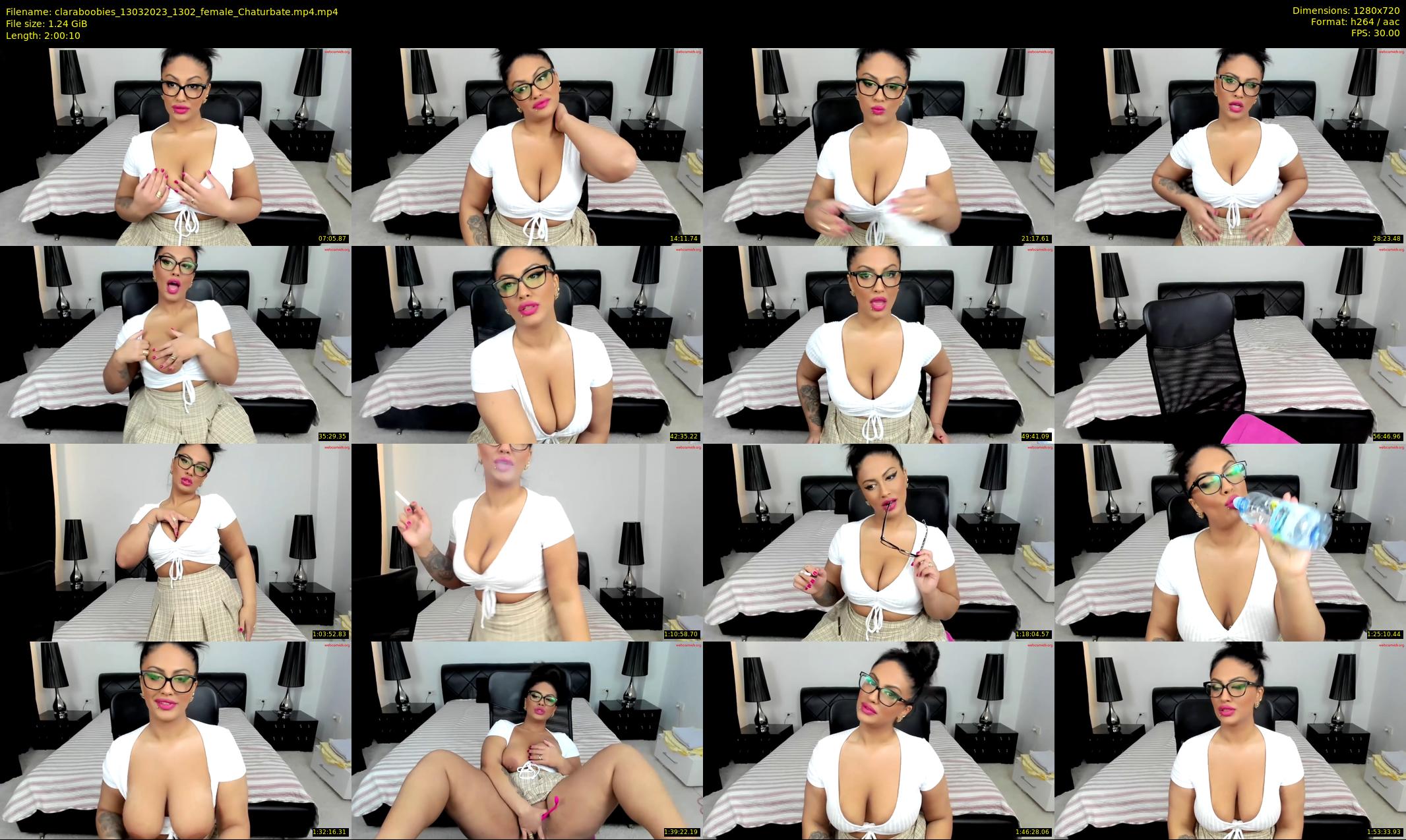 claraboobies — 121 minute Chaturbate female cam show recording, 720p, Mar 13, 2023