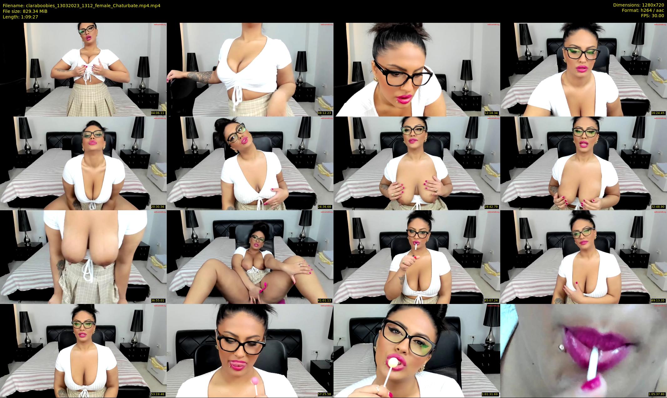 claraboobies — 70 minute Chaturbate female cam show recording, 720p, Mar 13, 2023